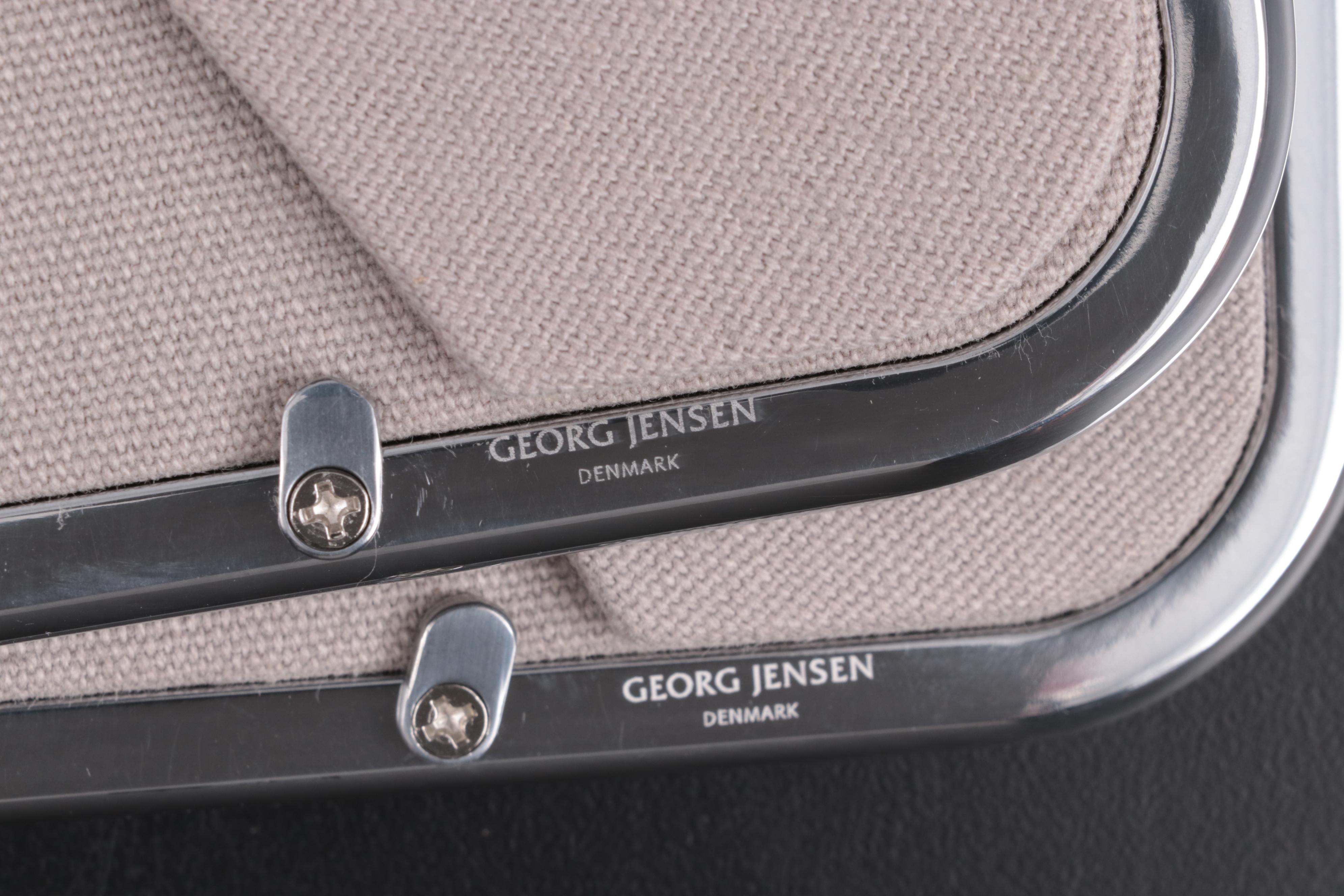 Georg Jensen "Urkiola" Candle Holders with "Tableau" Mirrors and Frames