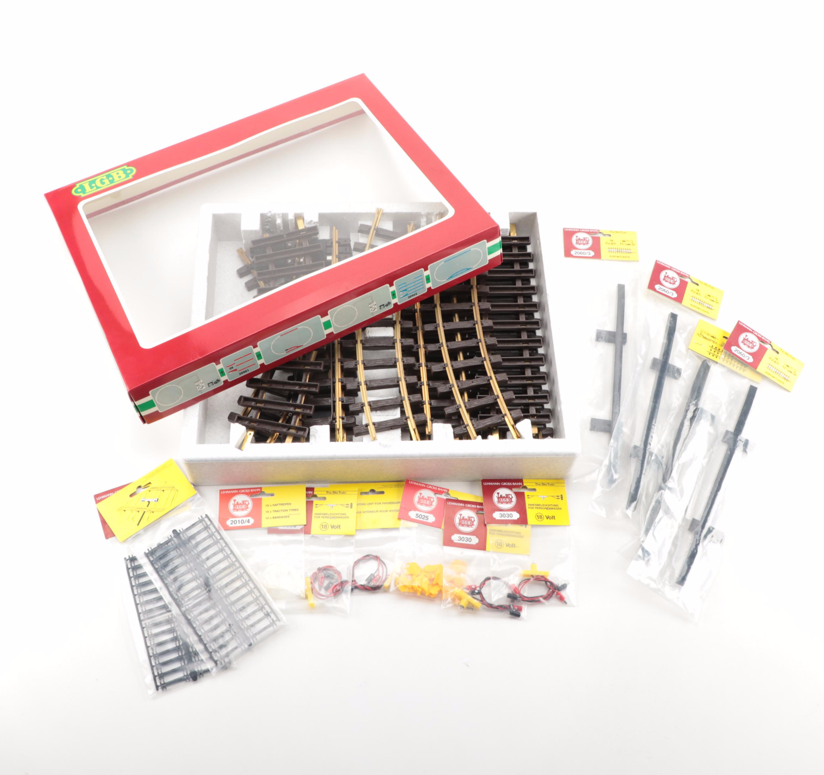 LGB Model Train Track Expansion Set and Operation Accessories
