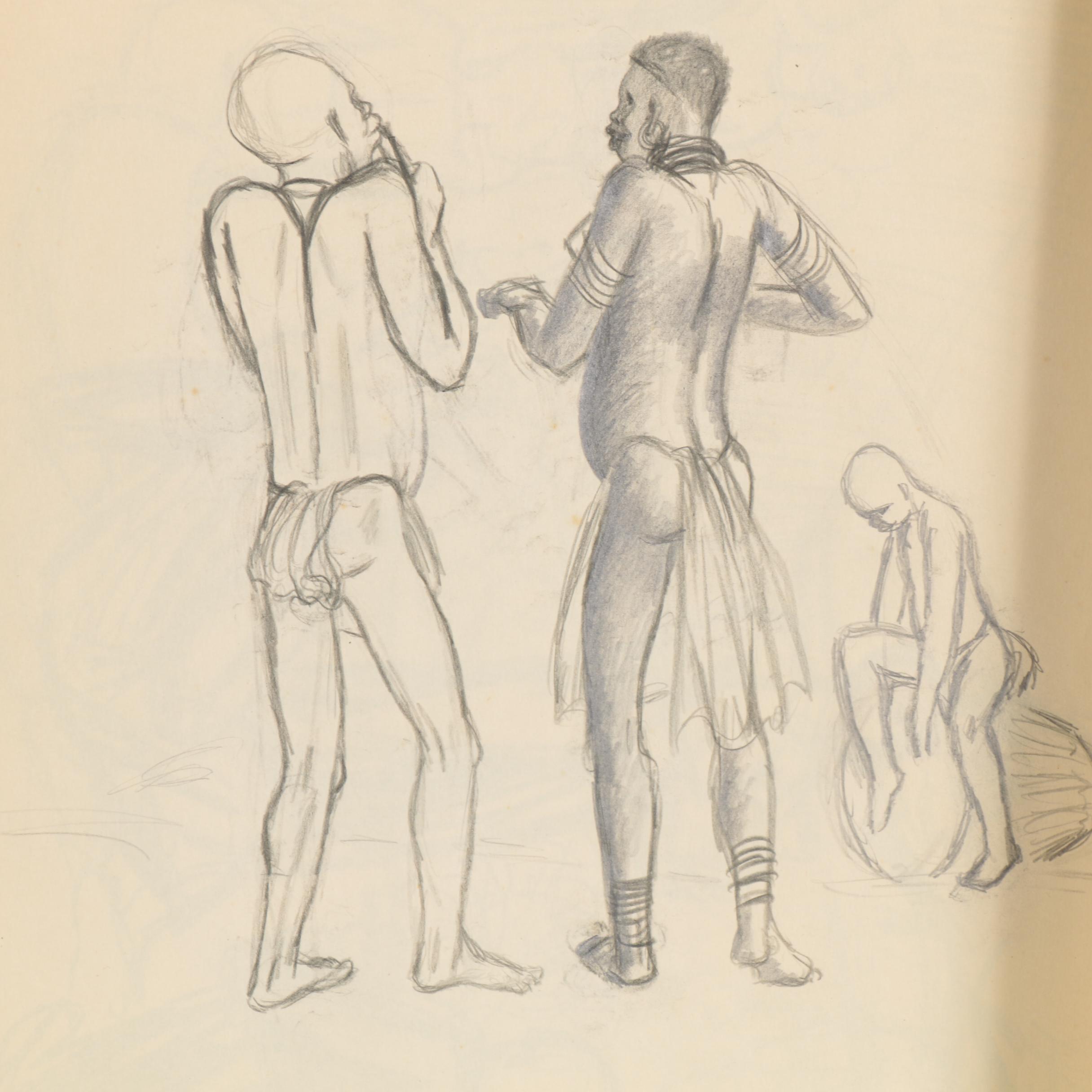 Florence B. Smithburn Sketchbooks, Mid-20th Century