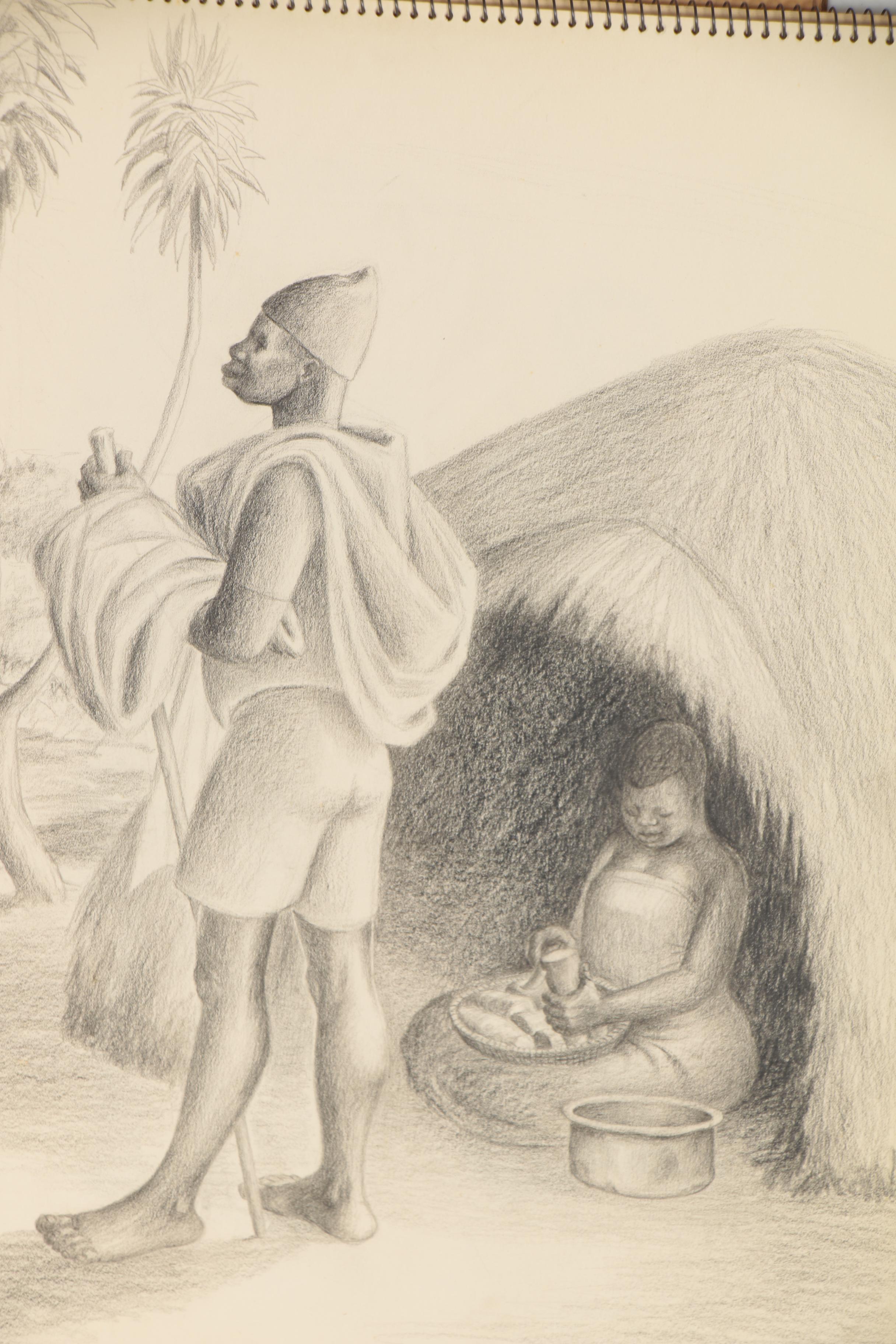 Florence B. Smithburn Sketchbooks, Mid-20th Century