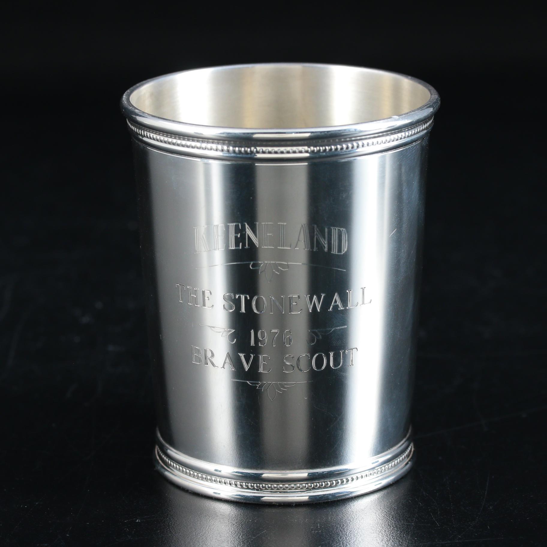 Mark J. Scearce Sterling Silver Keeneland Commemorative Presidential Julep Cup