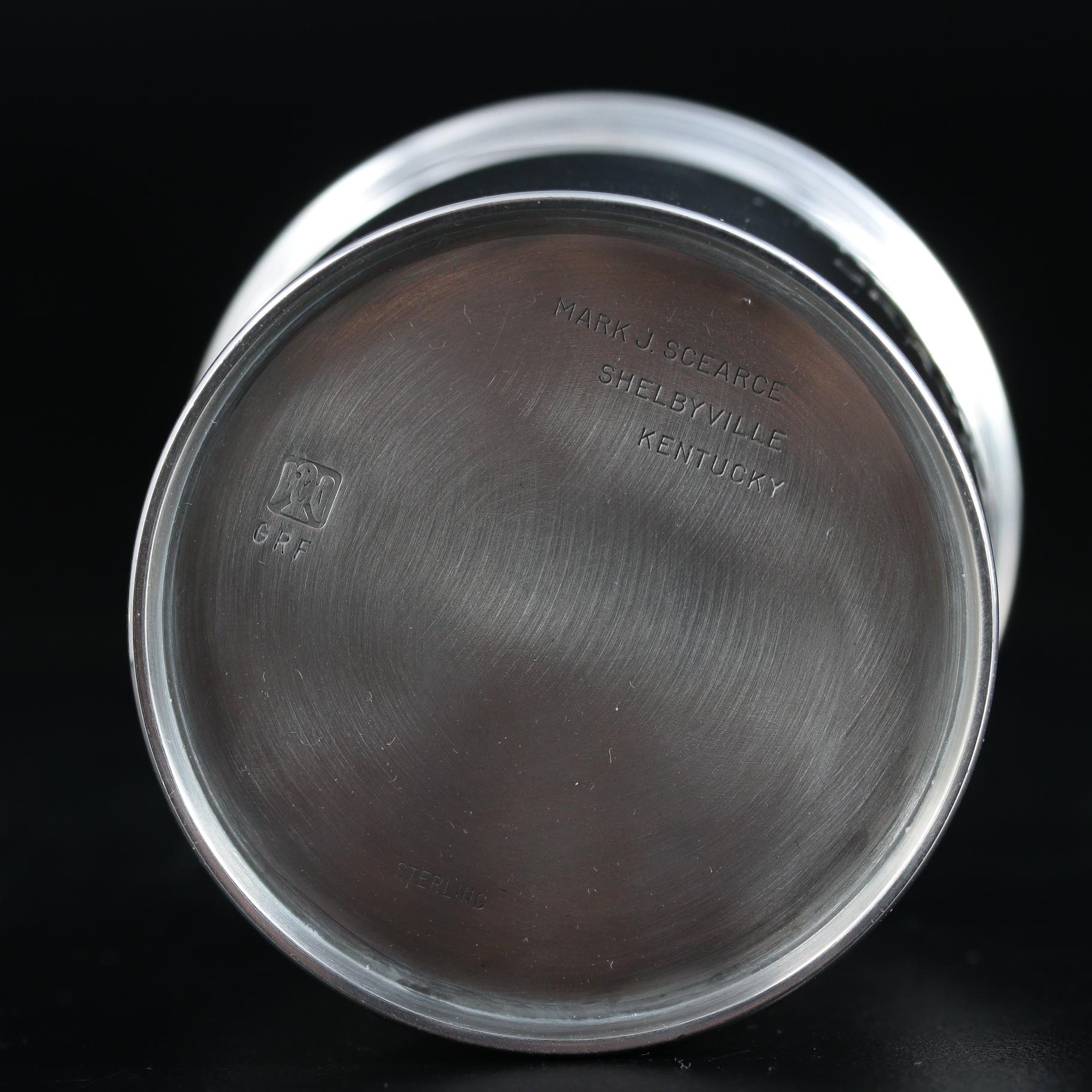 Mark J. Scearce Sterling Silver Keeneland Commemorative Presidential Julep Cup