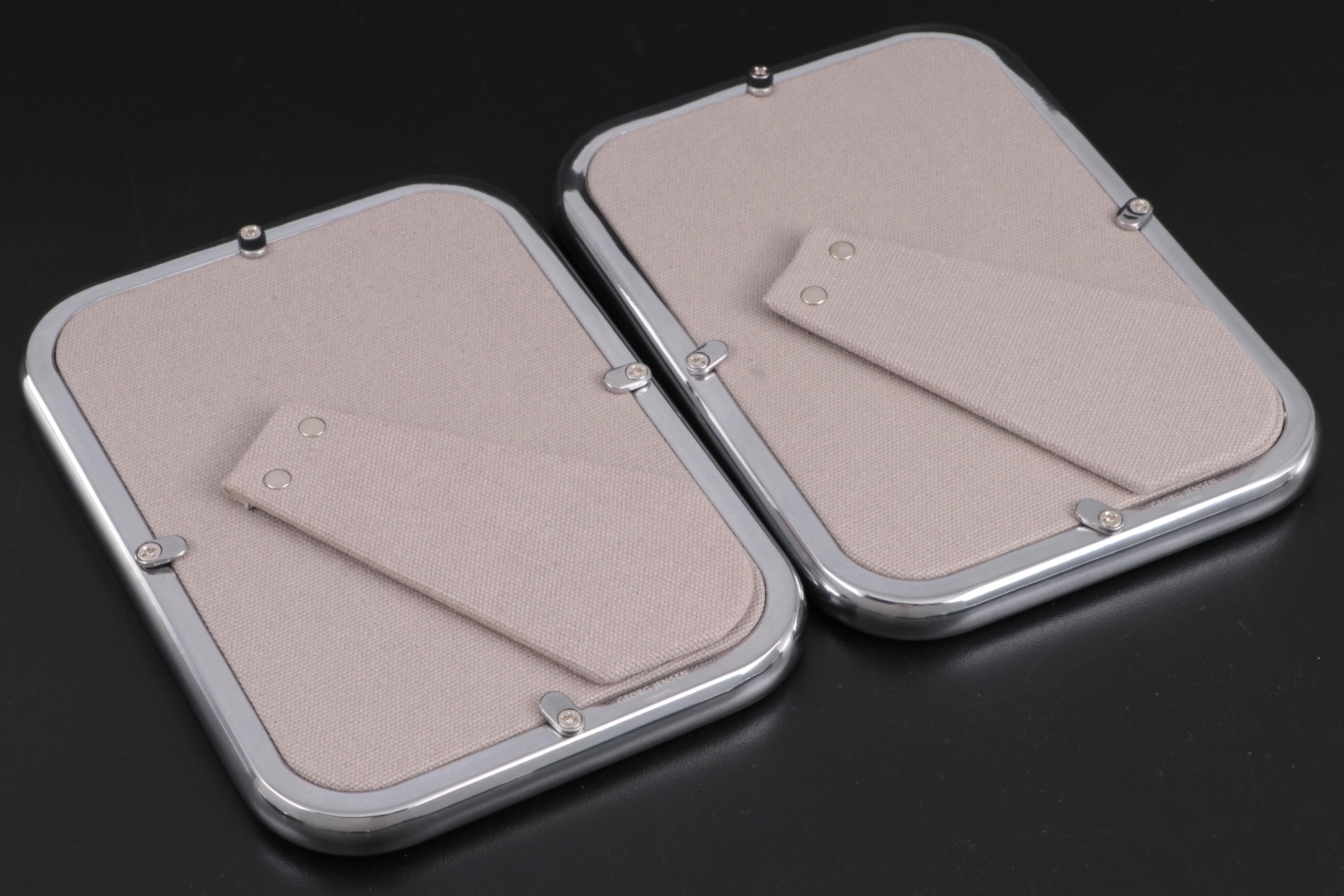 Georg Jensen "Tableau" Aluminum Tabletop Picture Frames