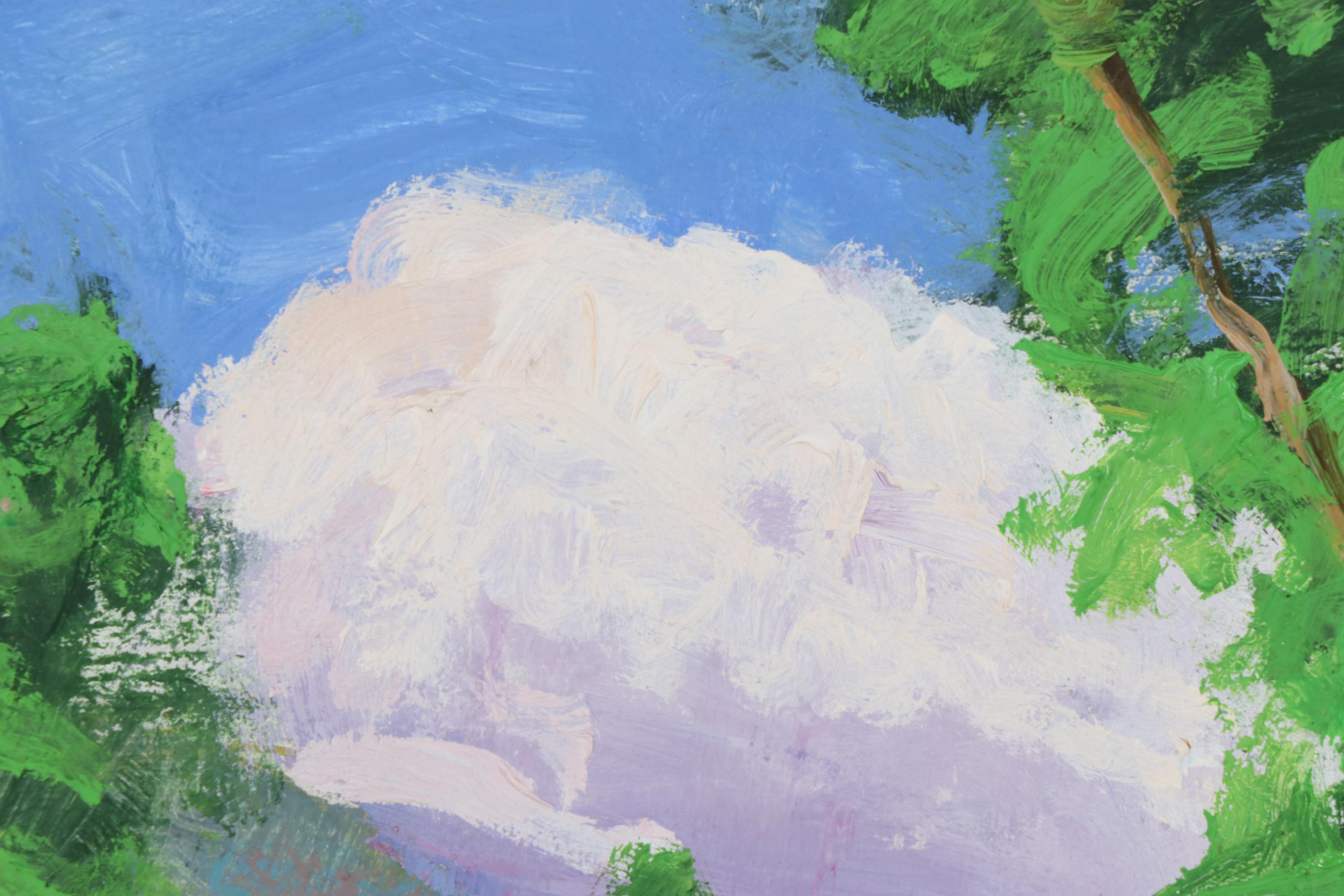 Kenneth R. Burnside River Landscape Oil Painting, 2020