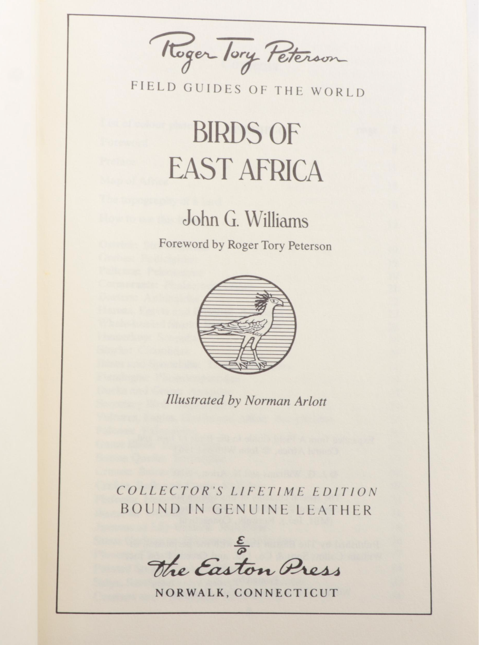 Easton Press Roger Tory Peterson Bird and Insect Field Guide Collection