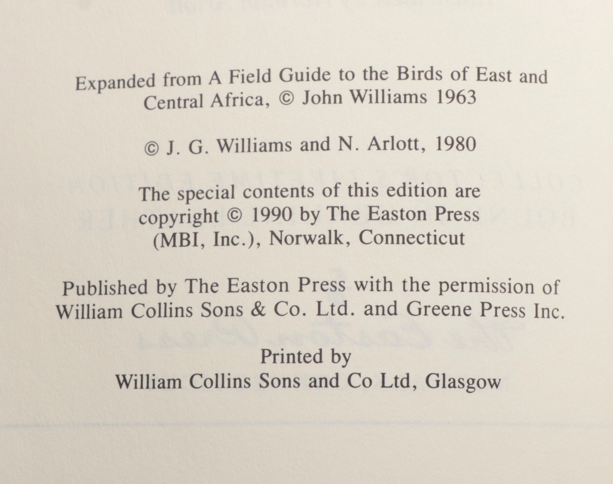 Easton Press Roger Tory Peterson Bird and Insect Field Guide Collection