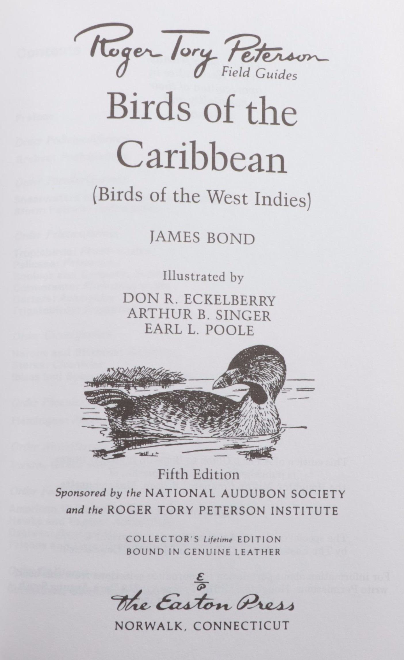 Easton Press Roger Tory Peterson Bird and Insect Field Guide Collection