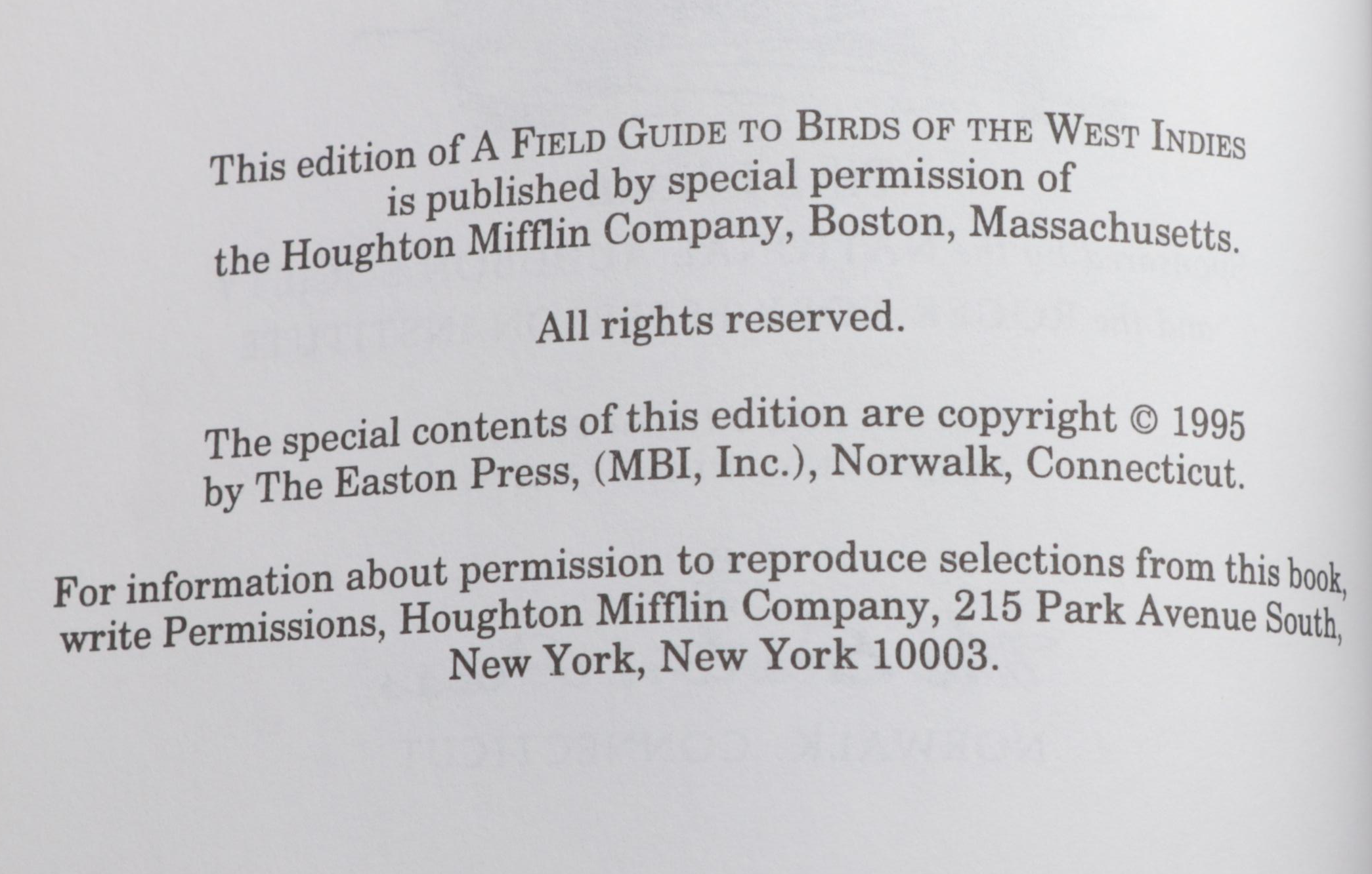 Easton Press Roger Tory Peterson Bird and Insect Field Guide Collection