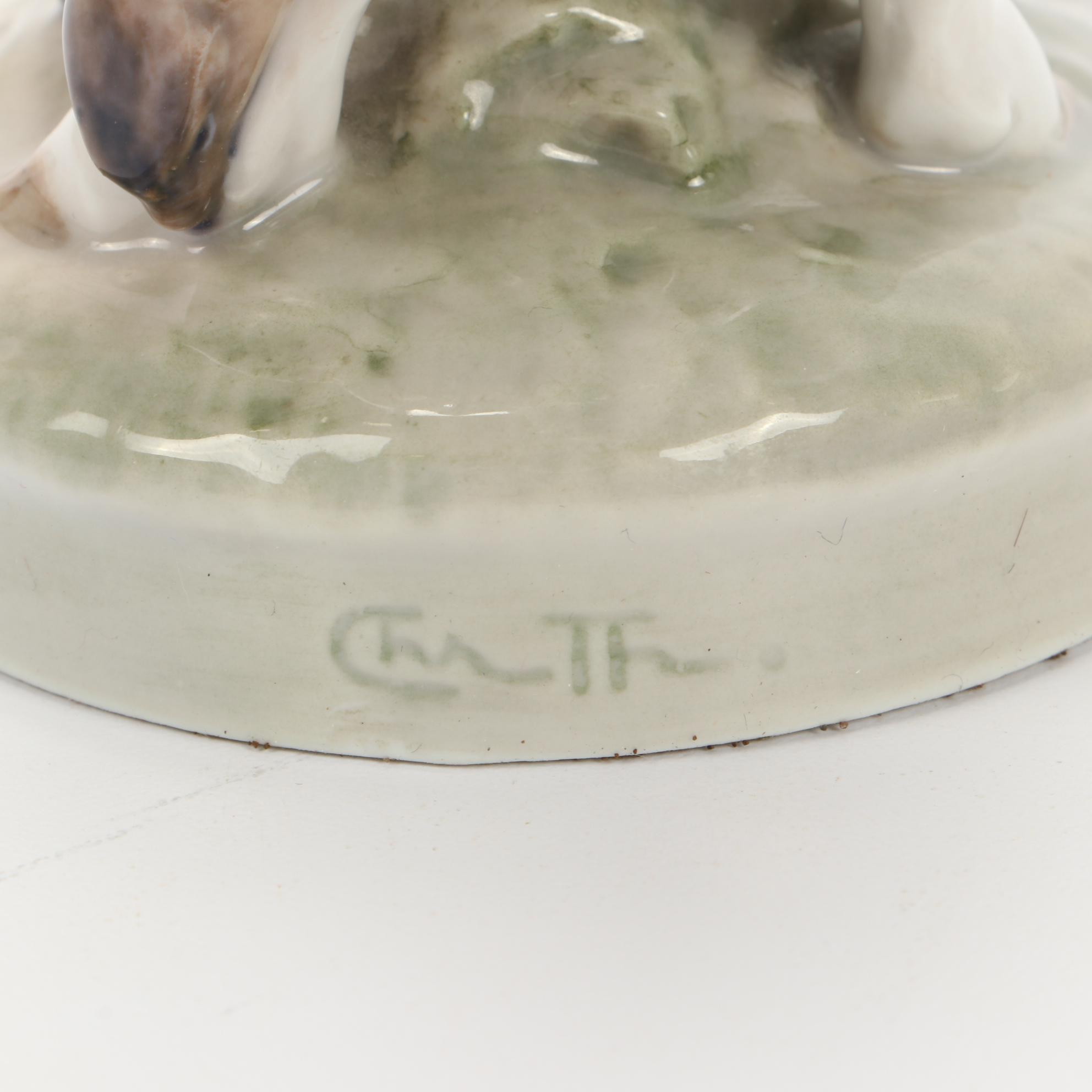 Royal Copenhagen Hans Clodhopper "Boy on Goat" Porcelain Figurine