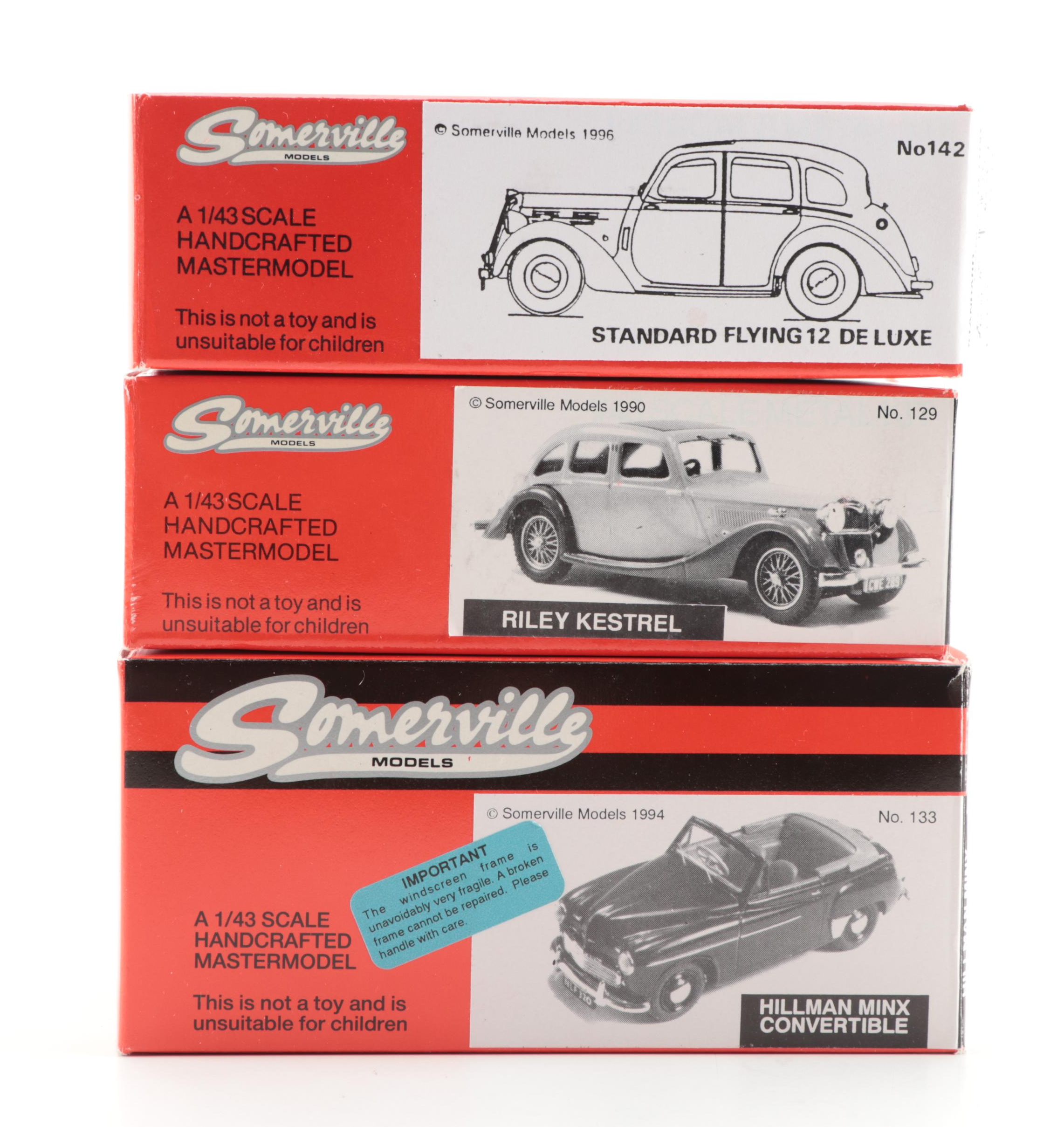 "Riley Kestrel" and More Somerville Die-Cast Model Cars