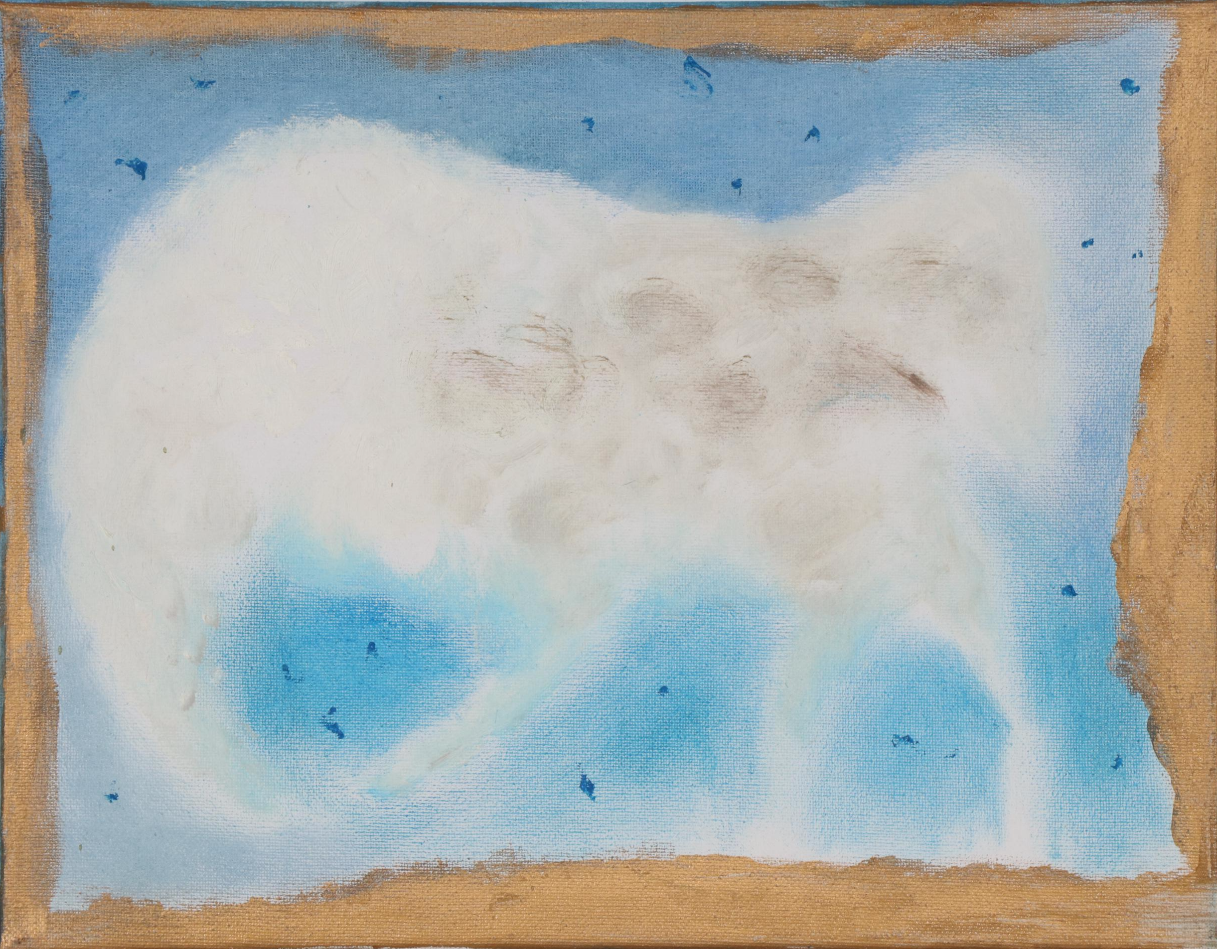 Philip the Transplant Mixed Media Painting "Agnus Dei," 2017