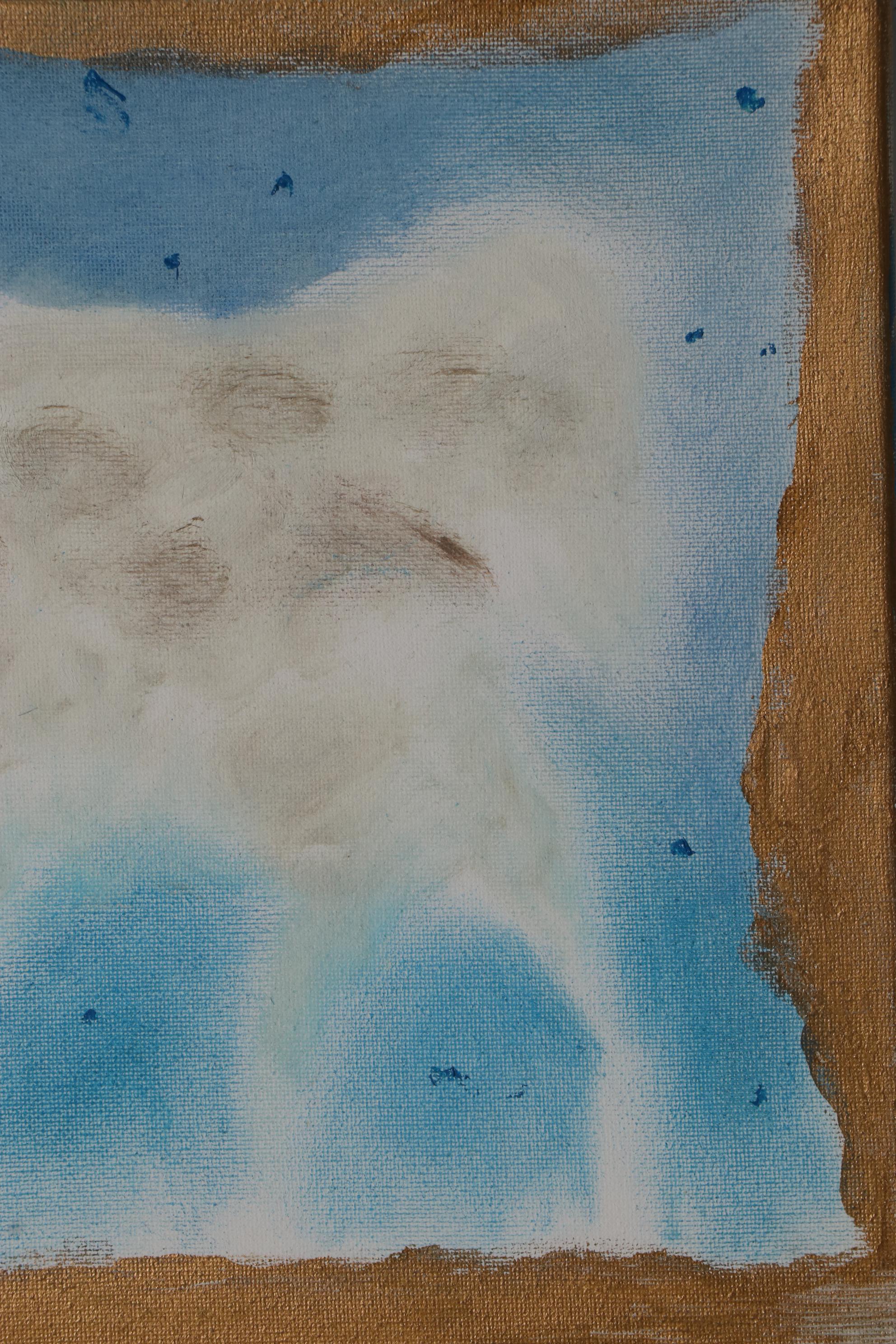 Philip the Transplant Mixed Media Painting "Agnus Dei," 2017