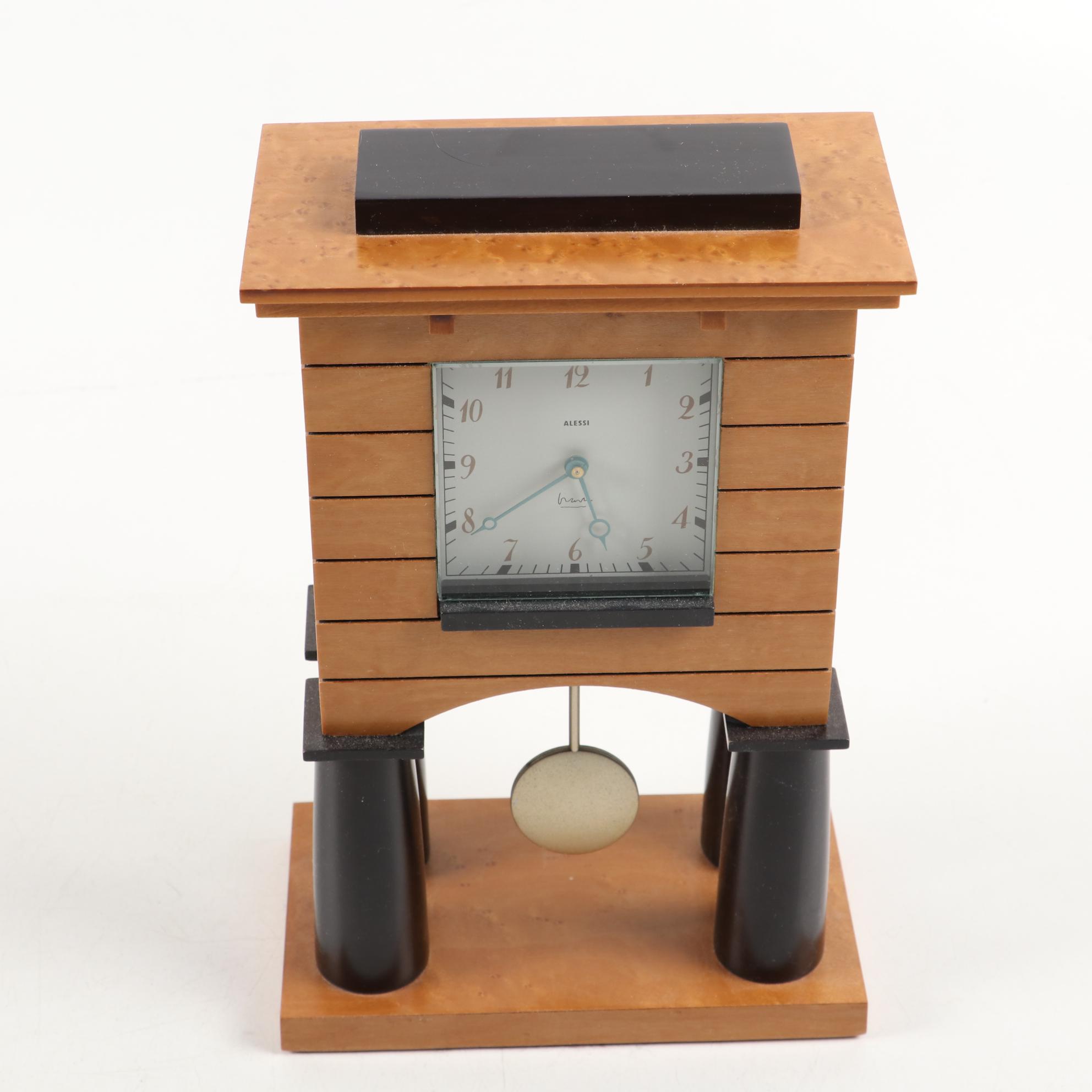 Michael Graves Postmodern Alessi Mantel Clock in Original Box