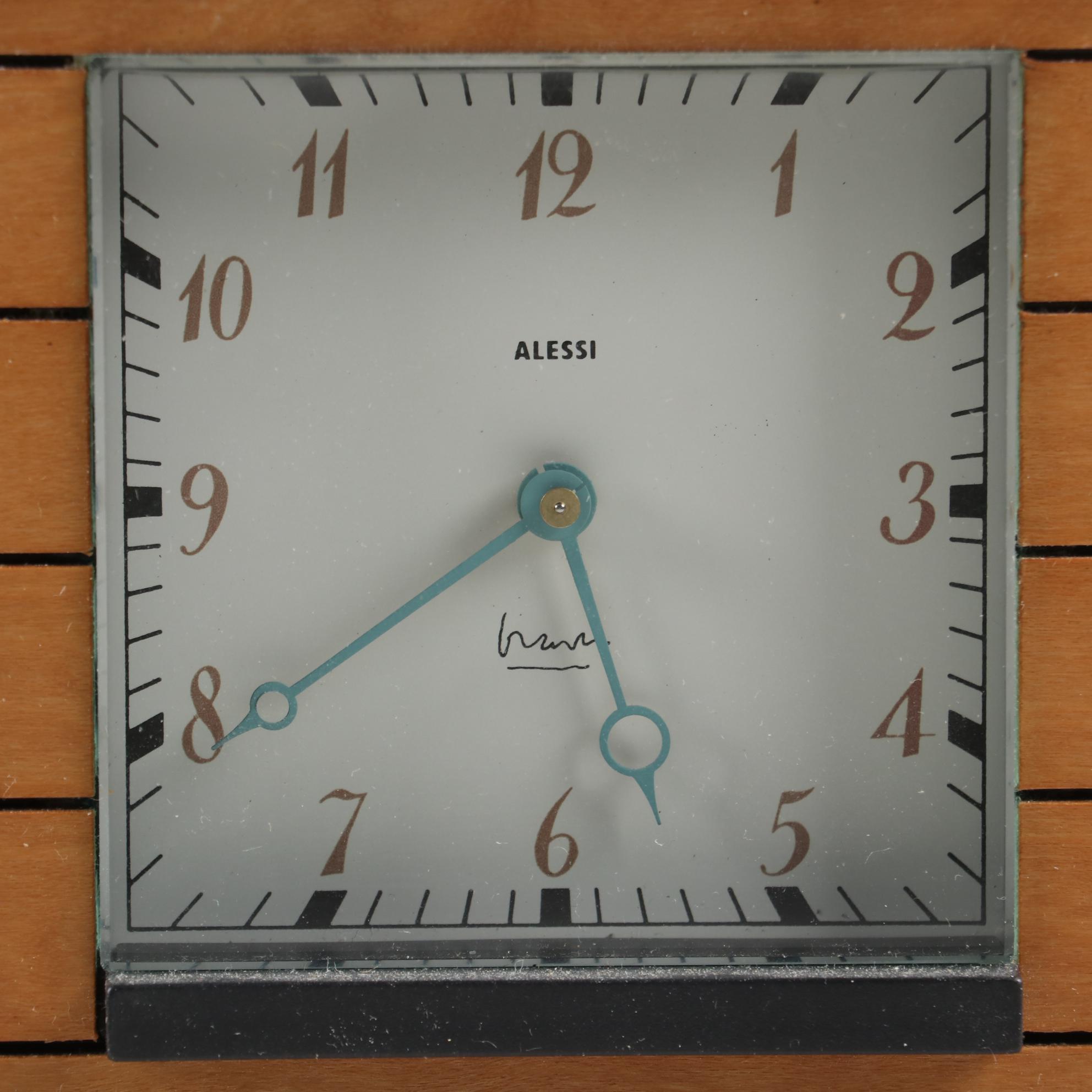 Michael Graves Postmodern Alessi Mantel Clock in Original Box
