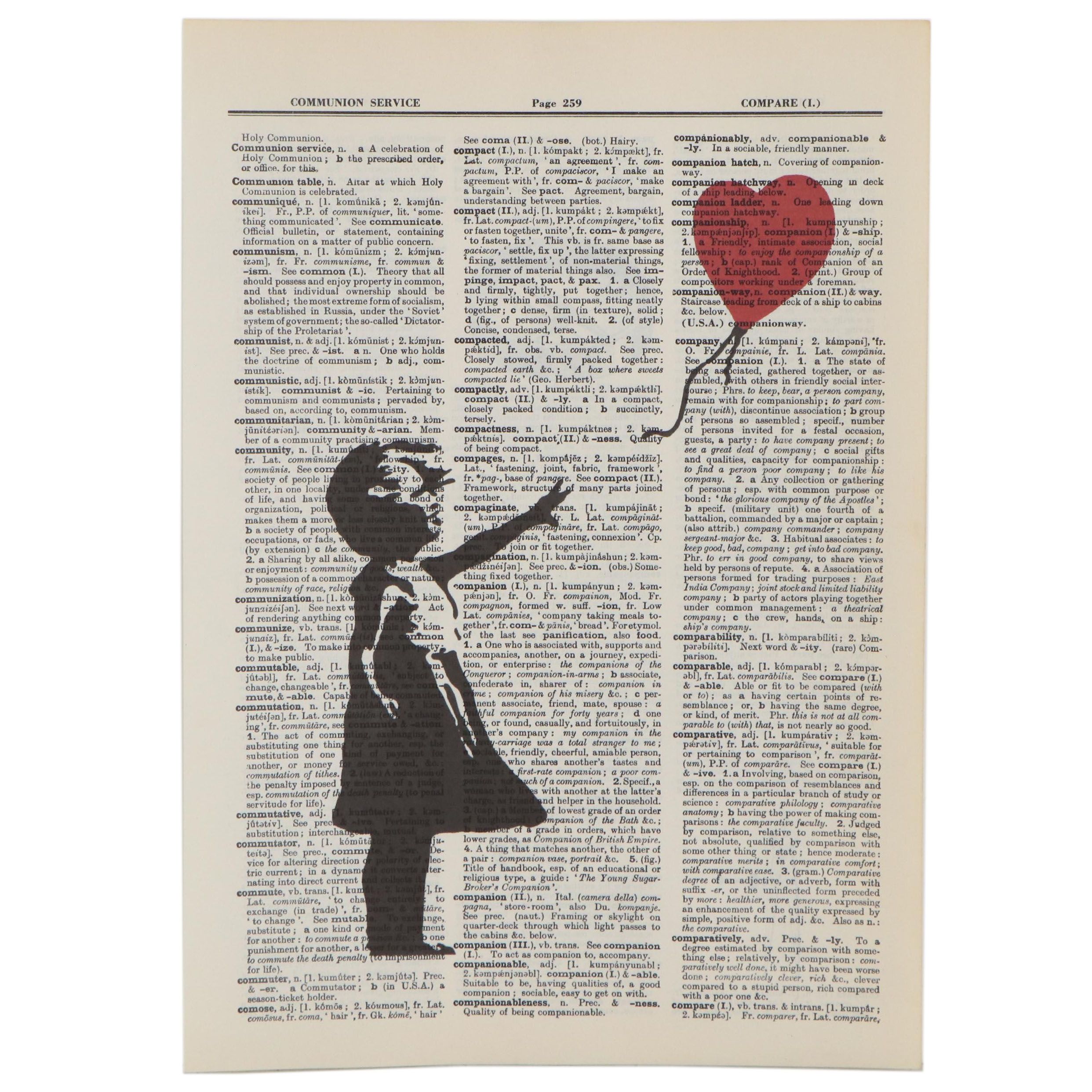 Grant Rosen and Micha Ruechenhoff Pop Art Giclée after Banksy, 21st Century