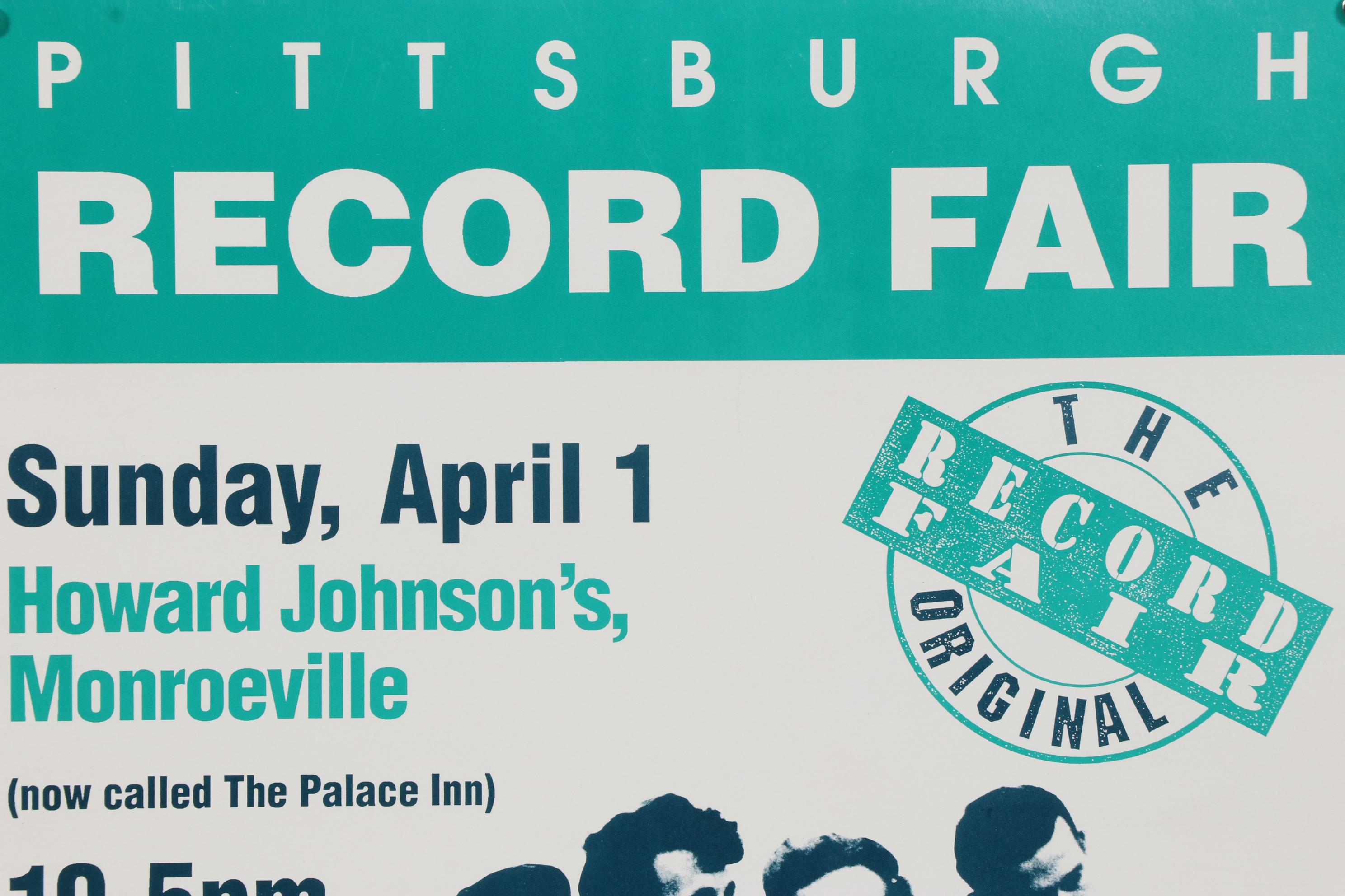 The Blue Caps Commemorative Pittsburgh Record Fair Poster