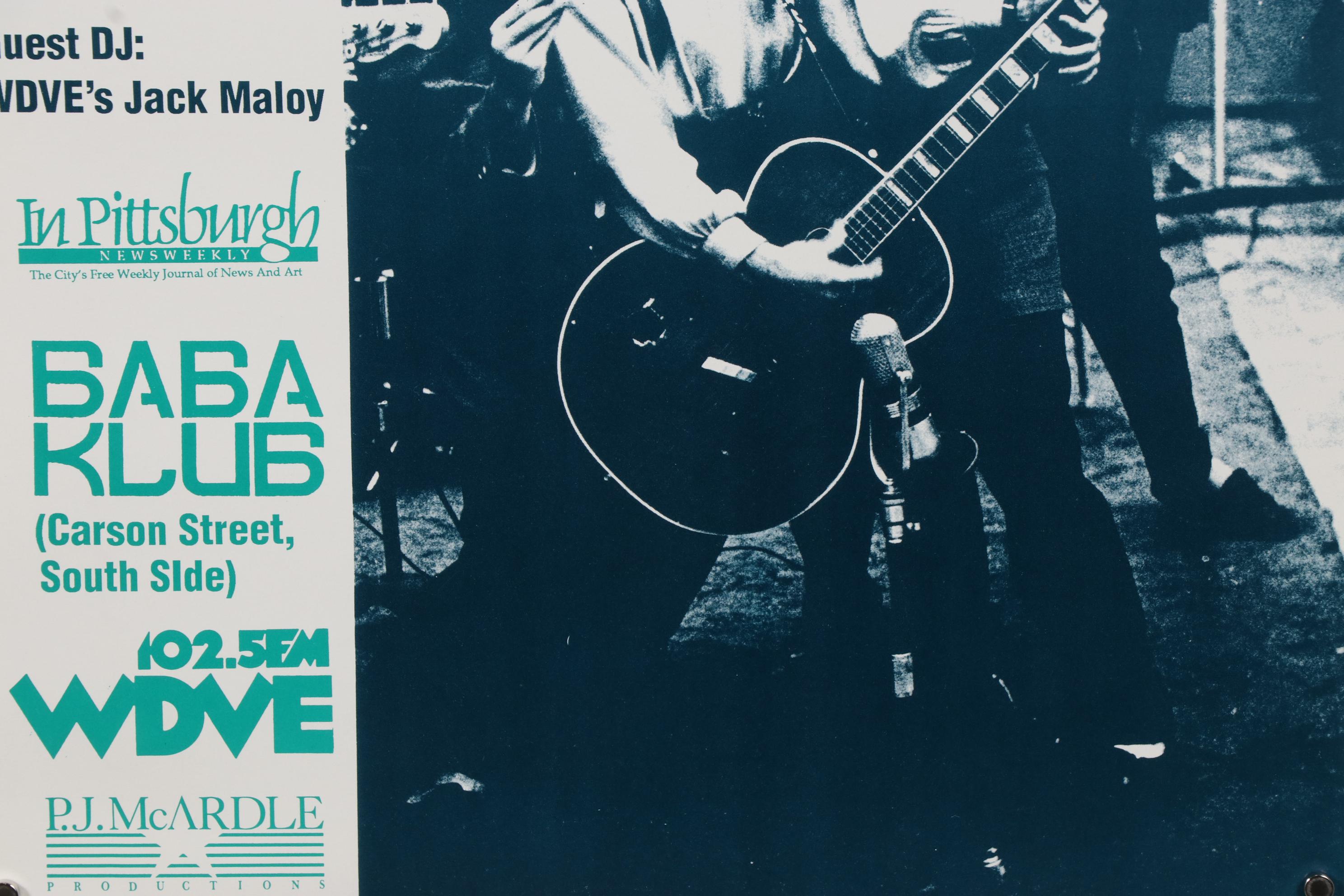 The Blue Caps Commemorative Pittsburgh Record Fair Poster