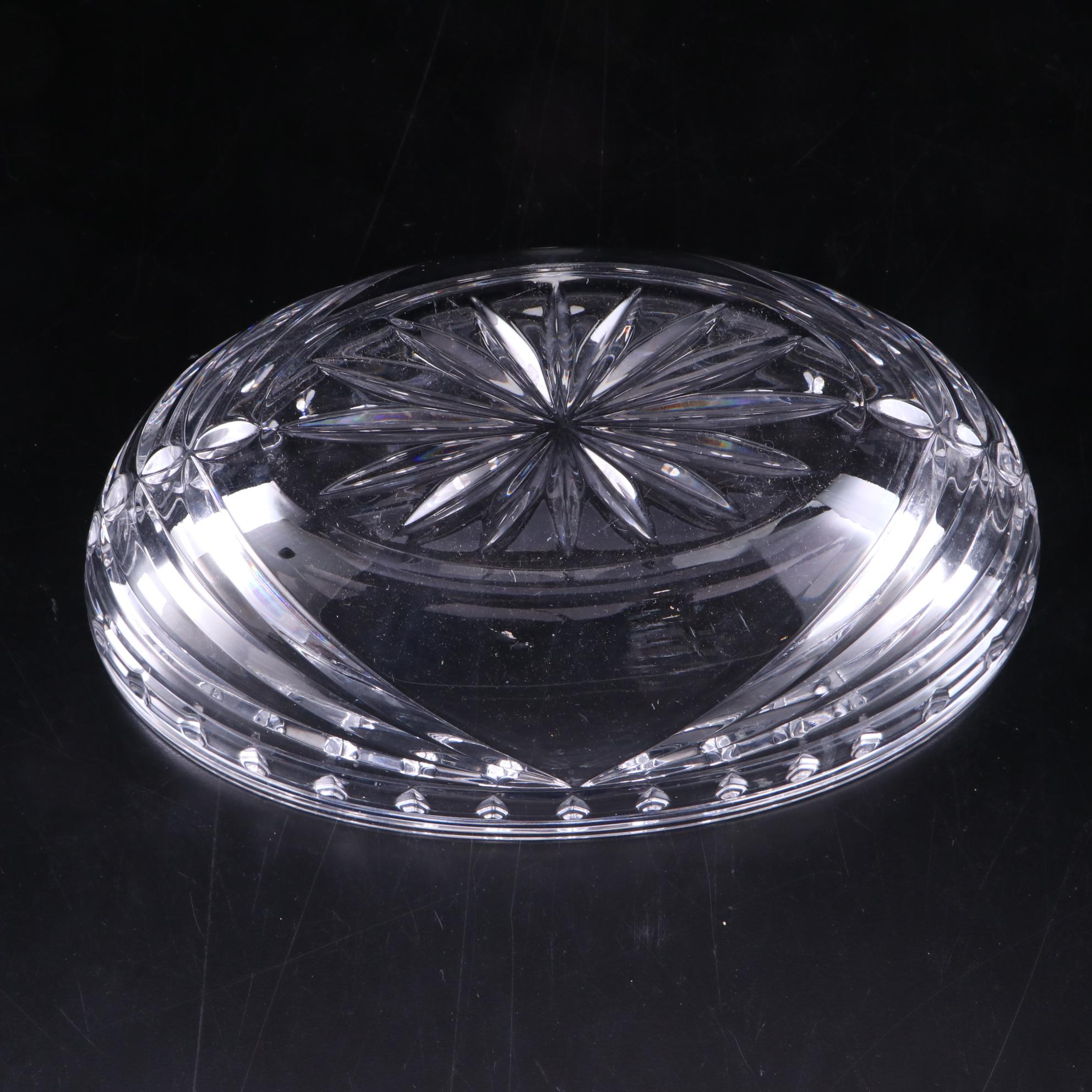 Waterford "Overture" Crystal Bowl and Waterford Crystal Cake Server