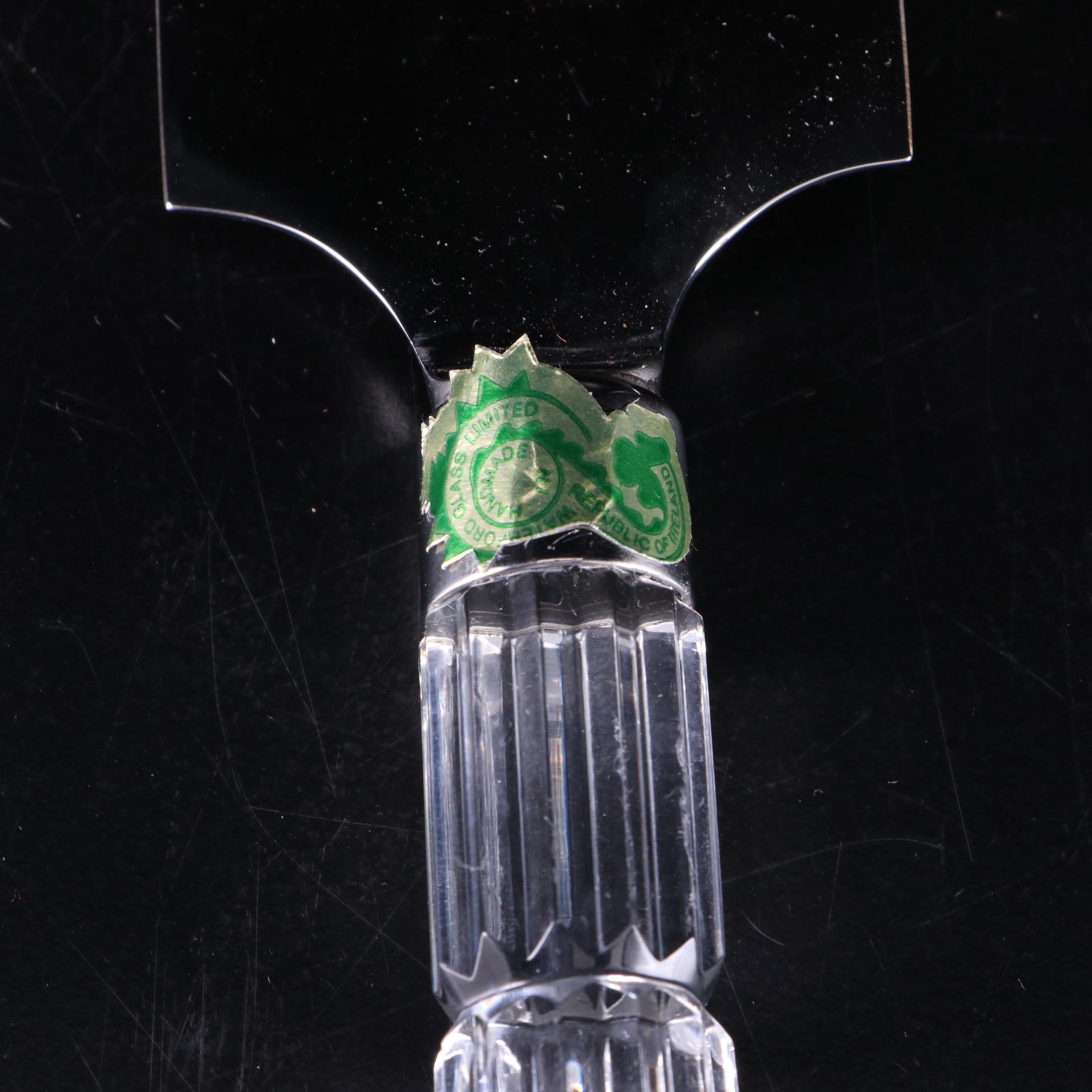 Waterford "Overture" Crystal Bowl and Waterford Crystal Cake Server