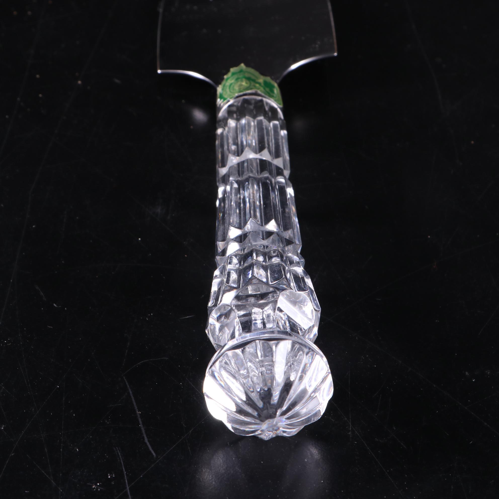 Waterford "Overture" Crystal Bowl and Waterford Crystal Cake Server
