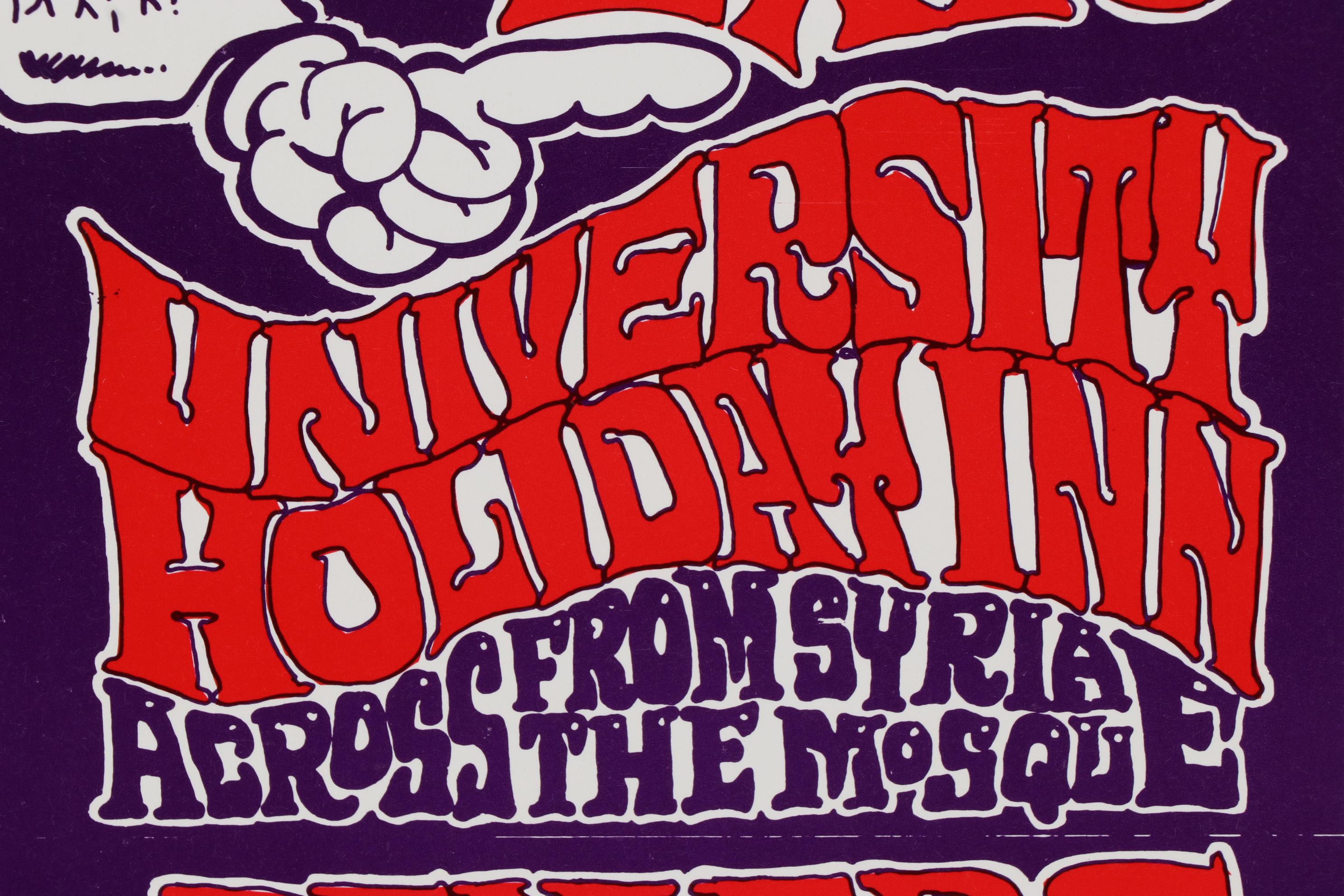 Grateful Dead Commemorative Pittsburgh Rock & Dead Record Expo Poster