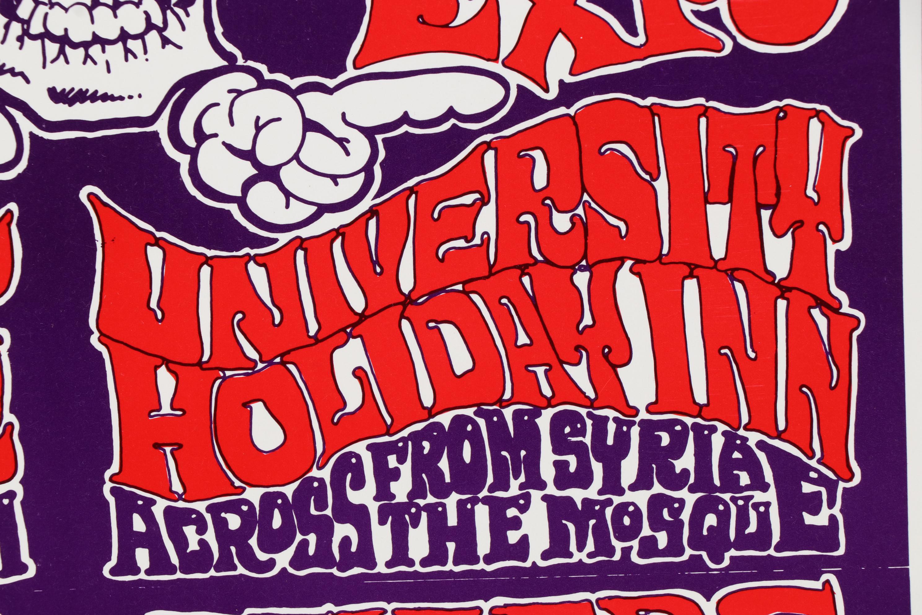 Grateful Dead Commemorative Pittsburgh Rock & Dead Record Expo Poster