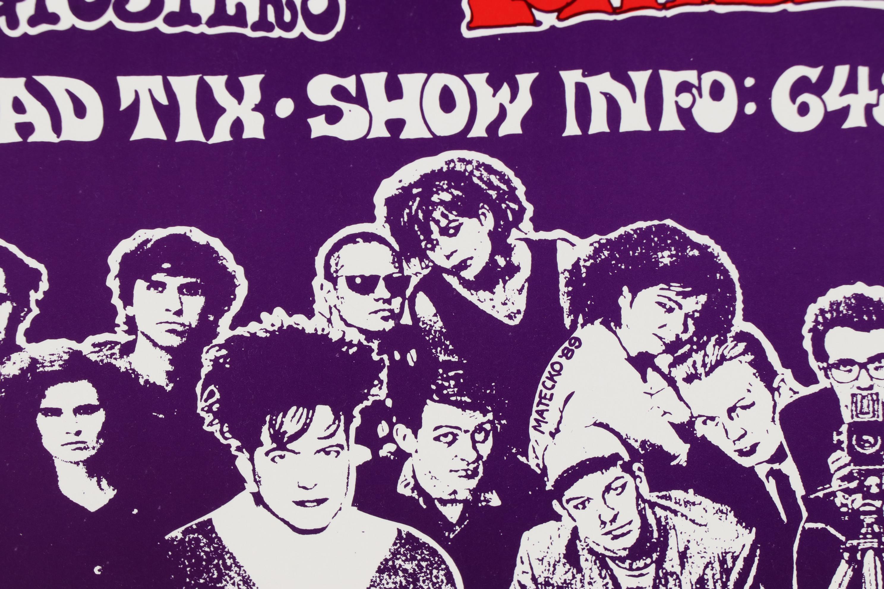 Grateful Dead Commemorative Pittsburgh Rock & Dead Record Expo Poster