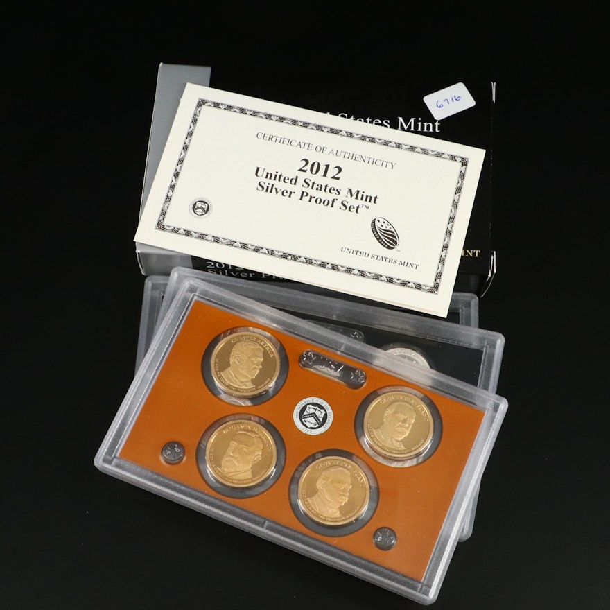 Key Date 2012 U.S. Mint Silver Proof Set