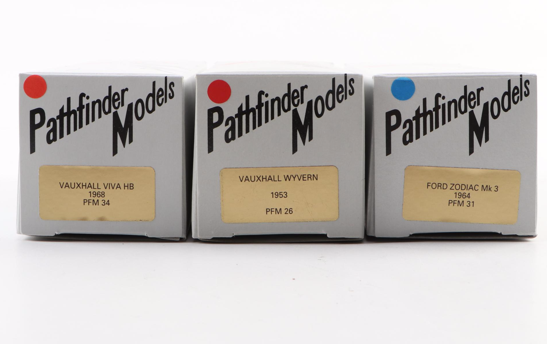 Limited Edition Pathfinder Model Cars, Including Vauxhall "Wyvern"