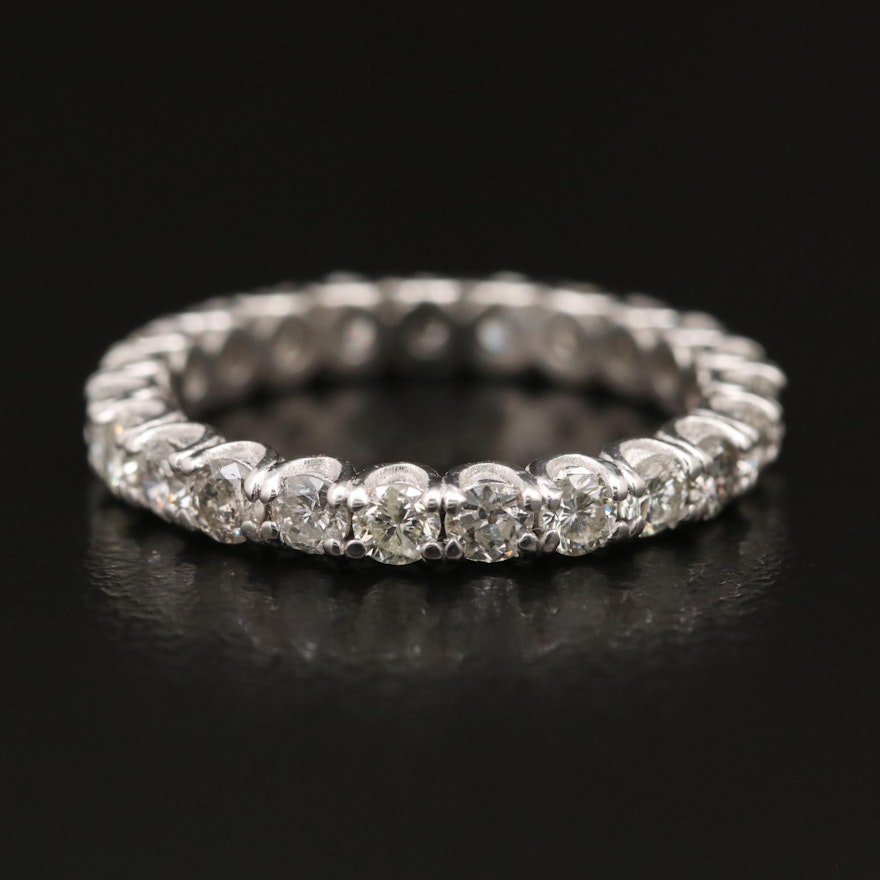 Platinum 1.40 CTW Diamond Eternity Band