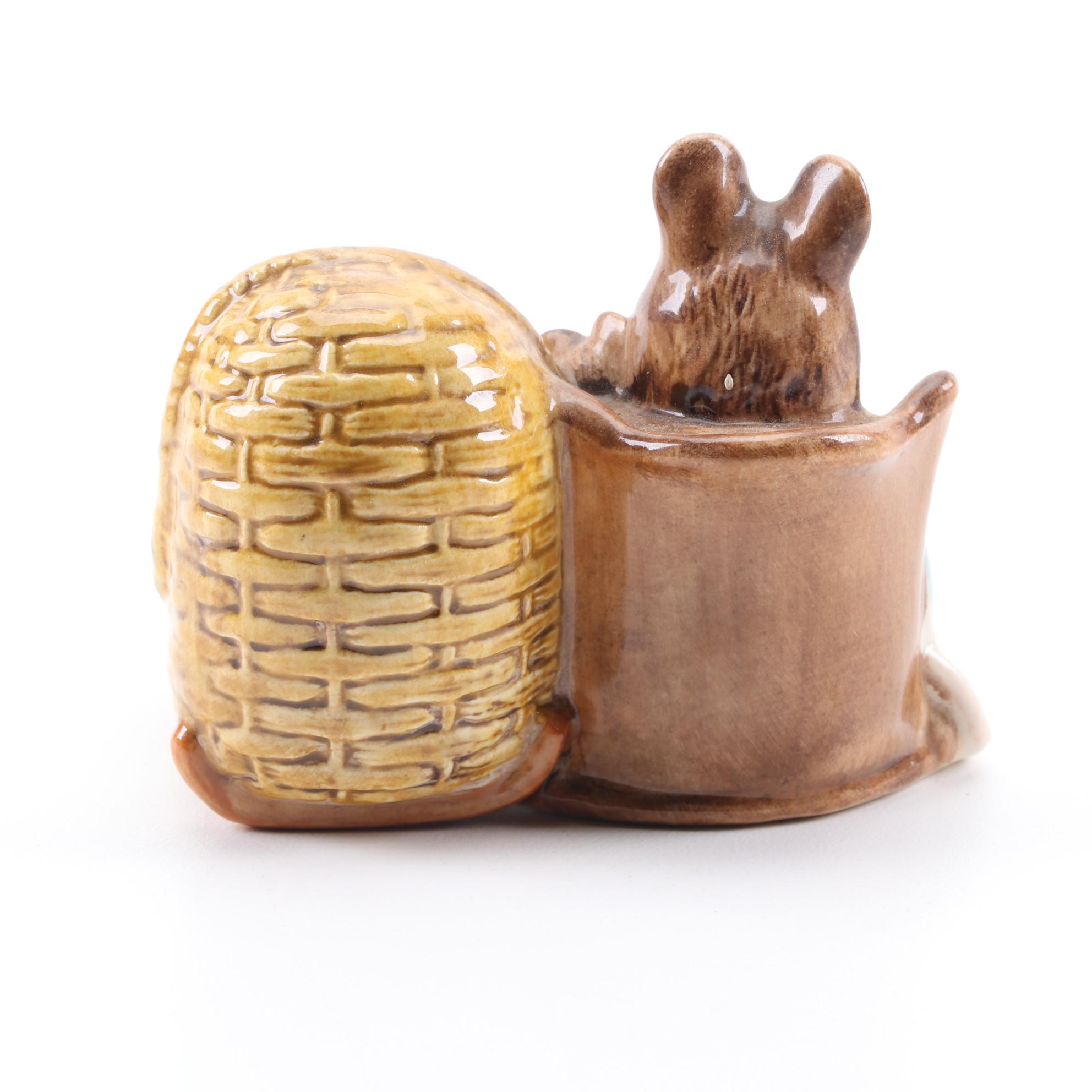 Beswick Beatrix Potter Ceramic Storybook Character Figurines, Mid to Late 20th C