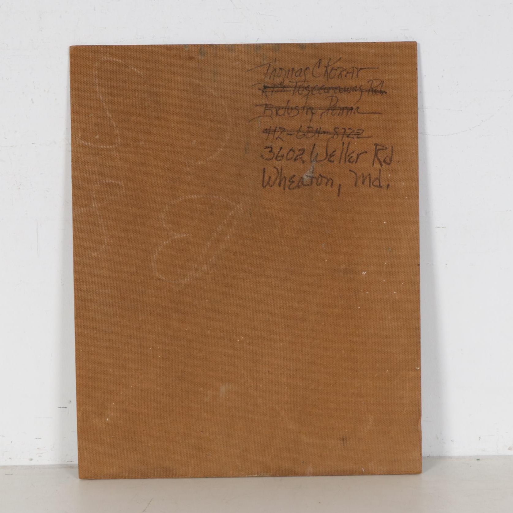 Thomas C. Kozar Oil Painting "Christ on the Cross," Late 20th to 21st Century