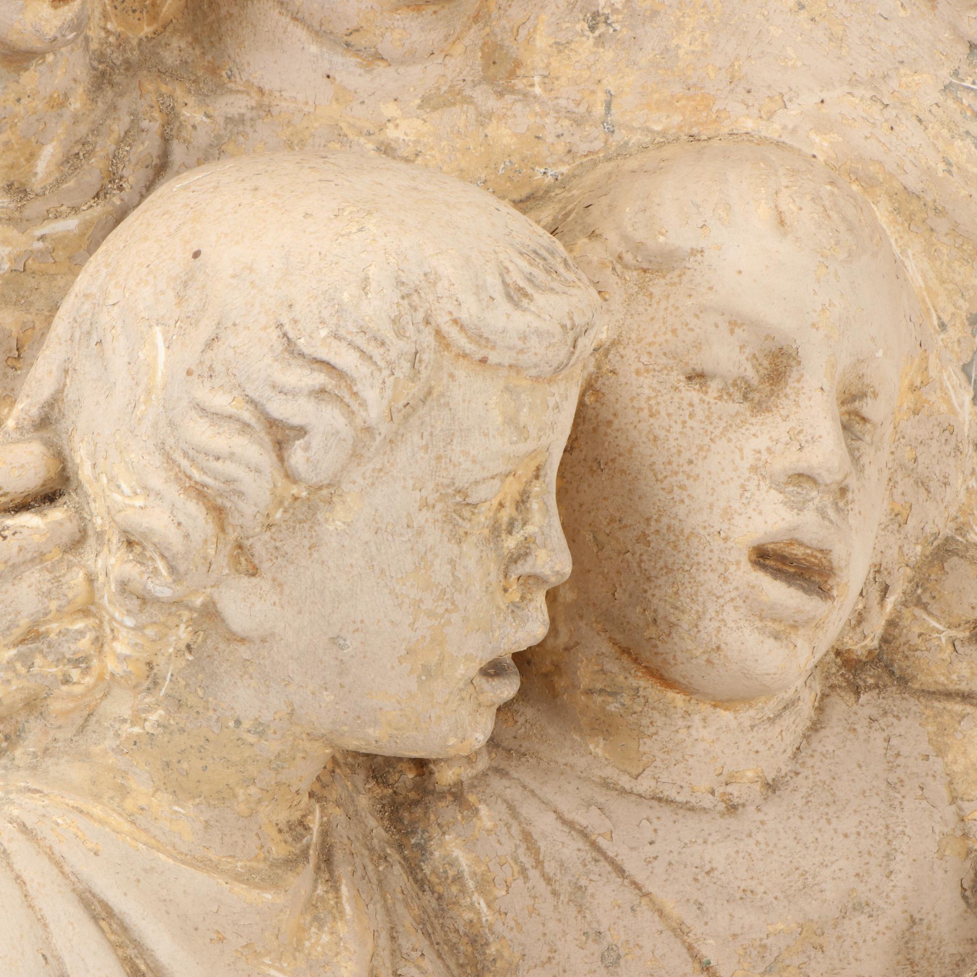 Caproni High Relief Plaster Panel after Luca della Robbia "Cantoria"