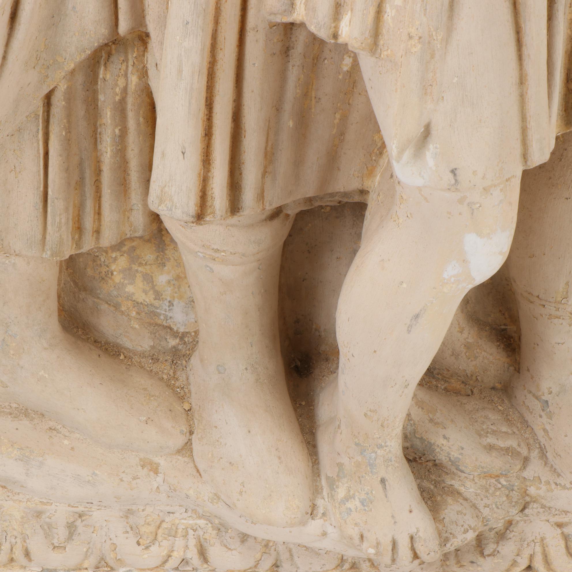 Caproni High Relief Plaster Panel after Luca della Robbia "Cantoria"