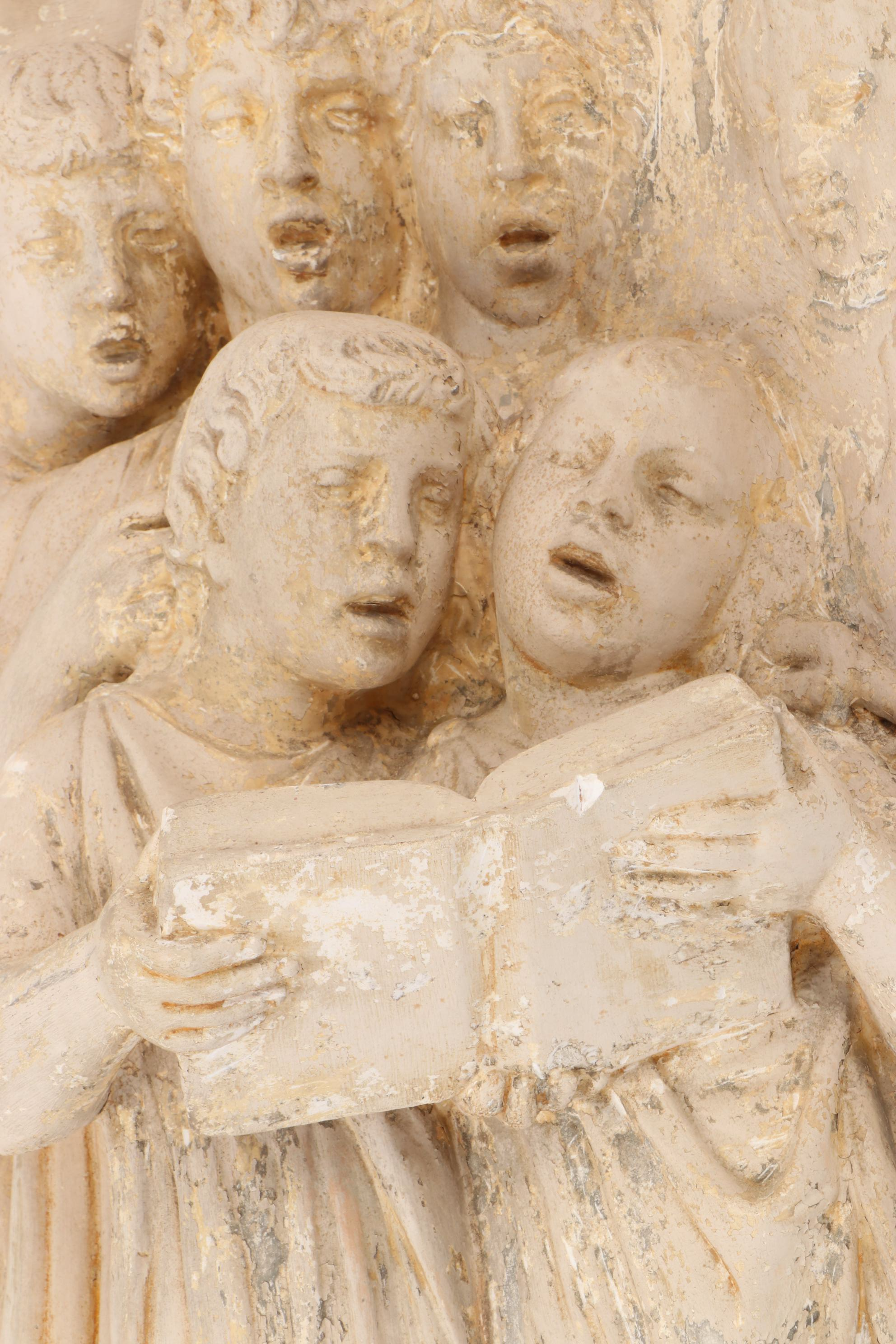 Caproni High Relief Plaster Panel after Luca della Robbia "Cantoria"