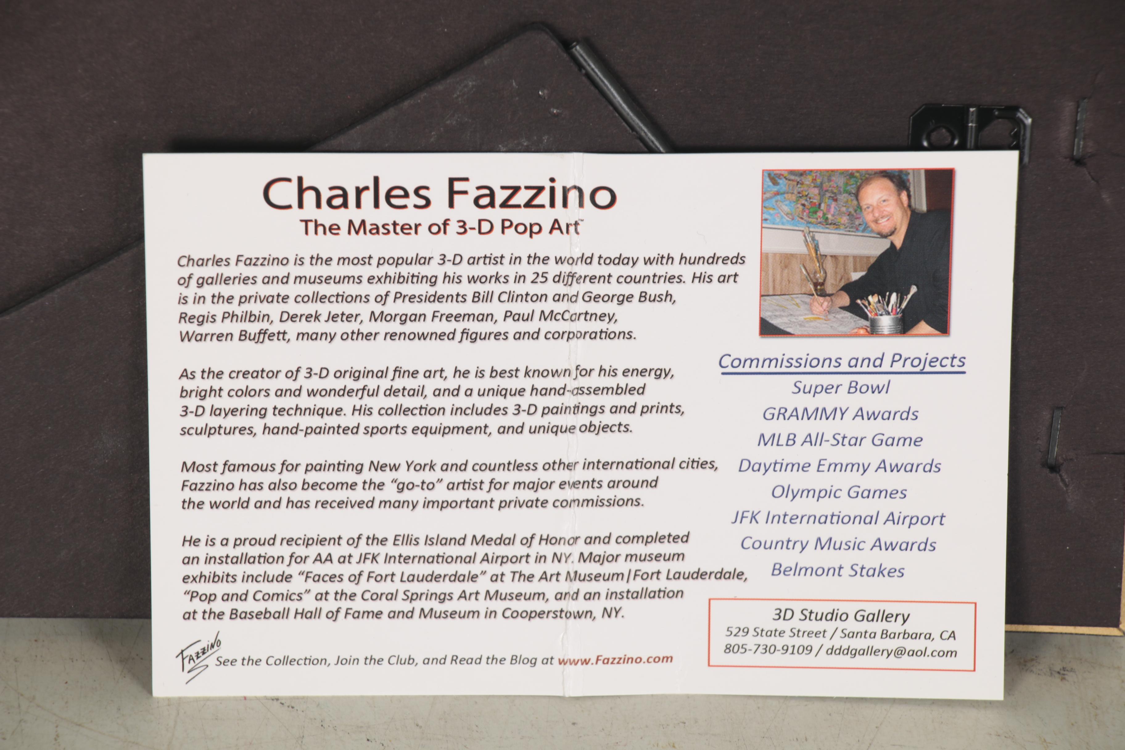 Charles Fazzino Mixed Media Collage "2016 Olympic Games in Rio de Janeiro"