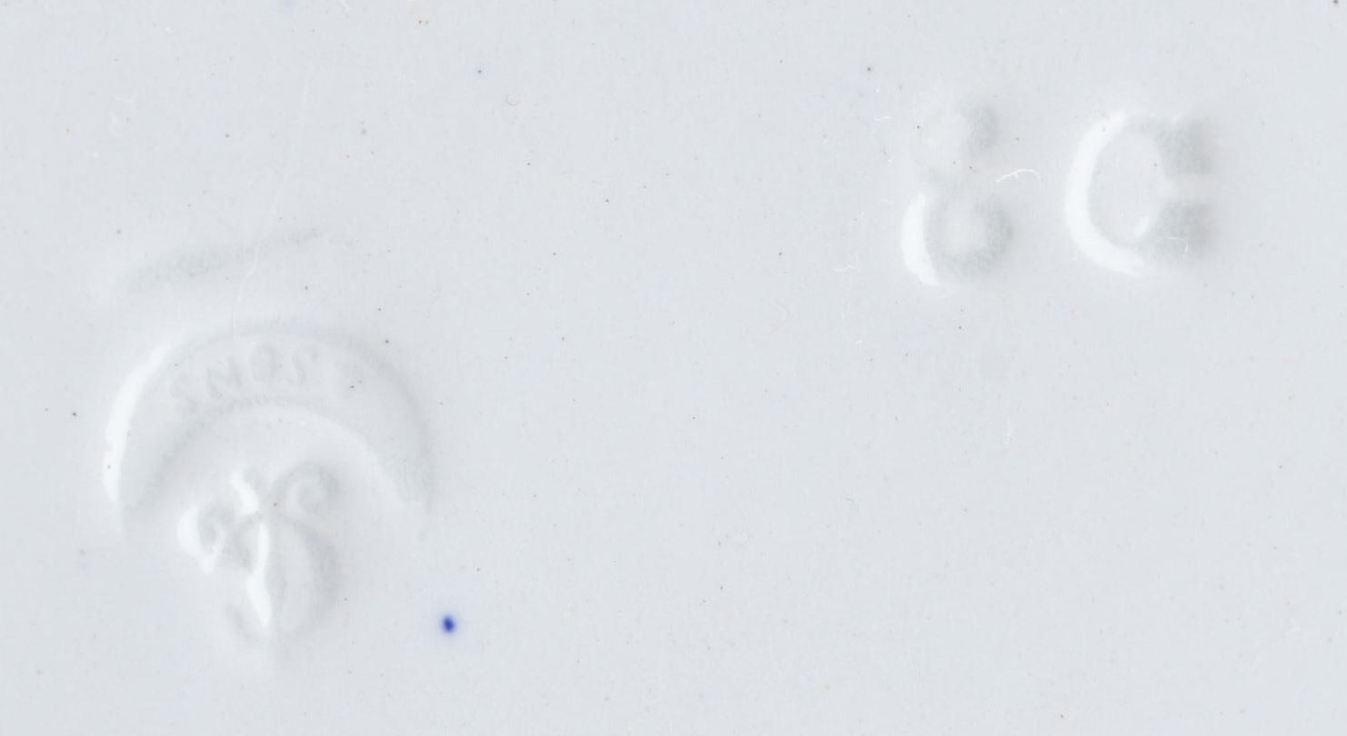 George Jones and Sons Ironstone "Spanish Festivities" Blue and White Platter