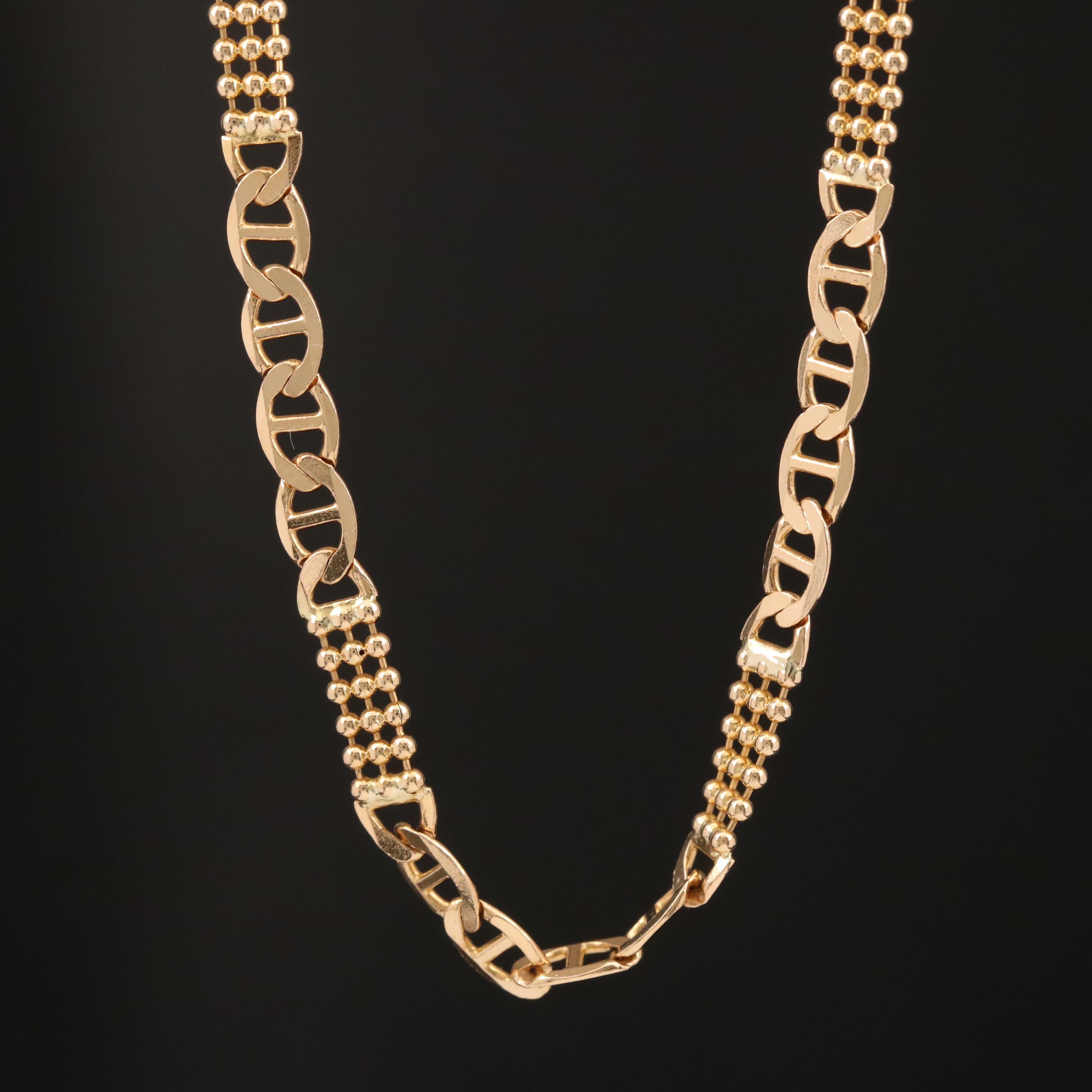 Tecnigold 14K Fancy Link Chain