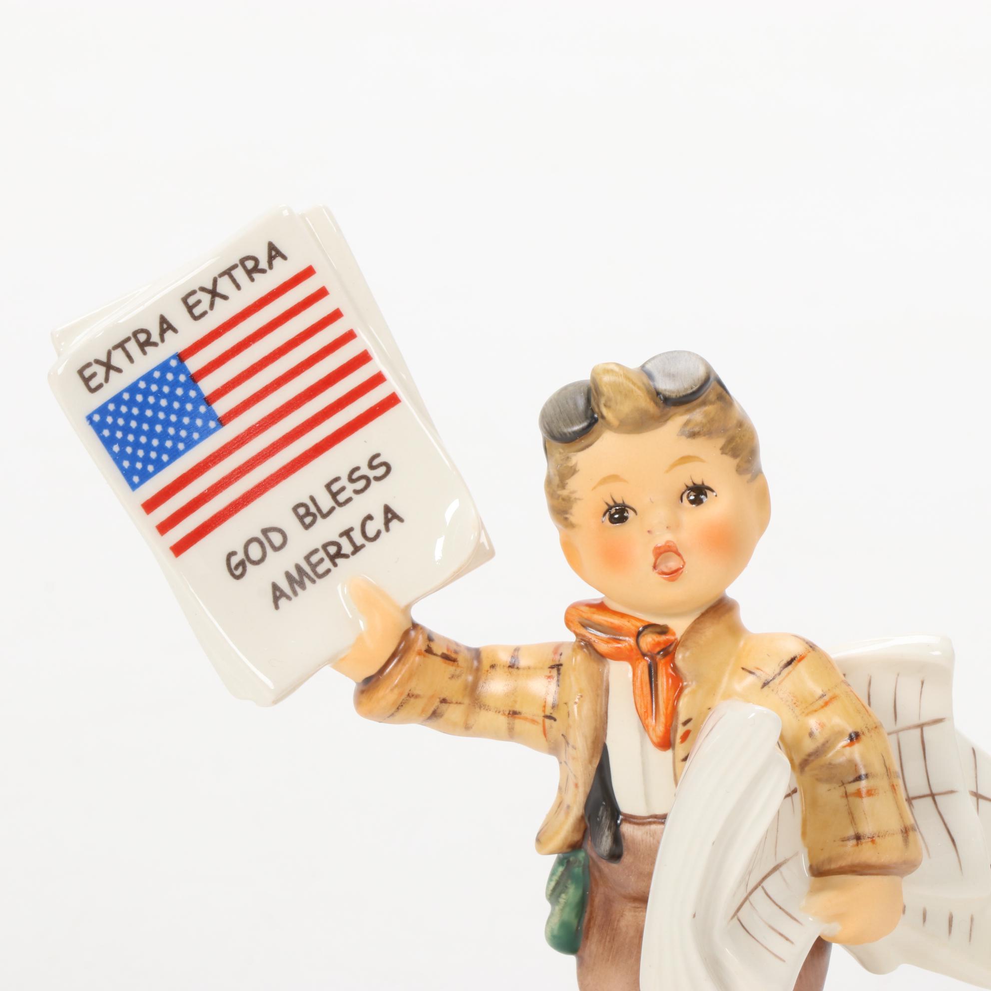 Goebel "Pledge Allegiance" Porcelain Hummel Figurine