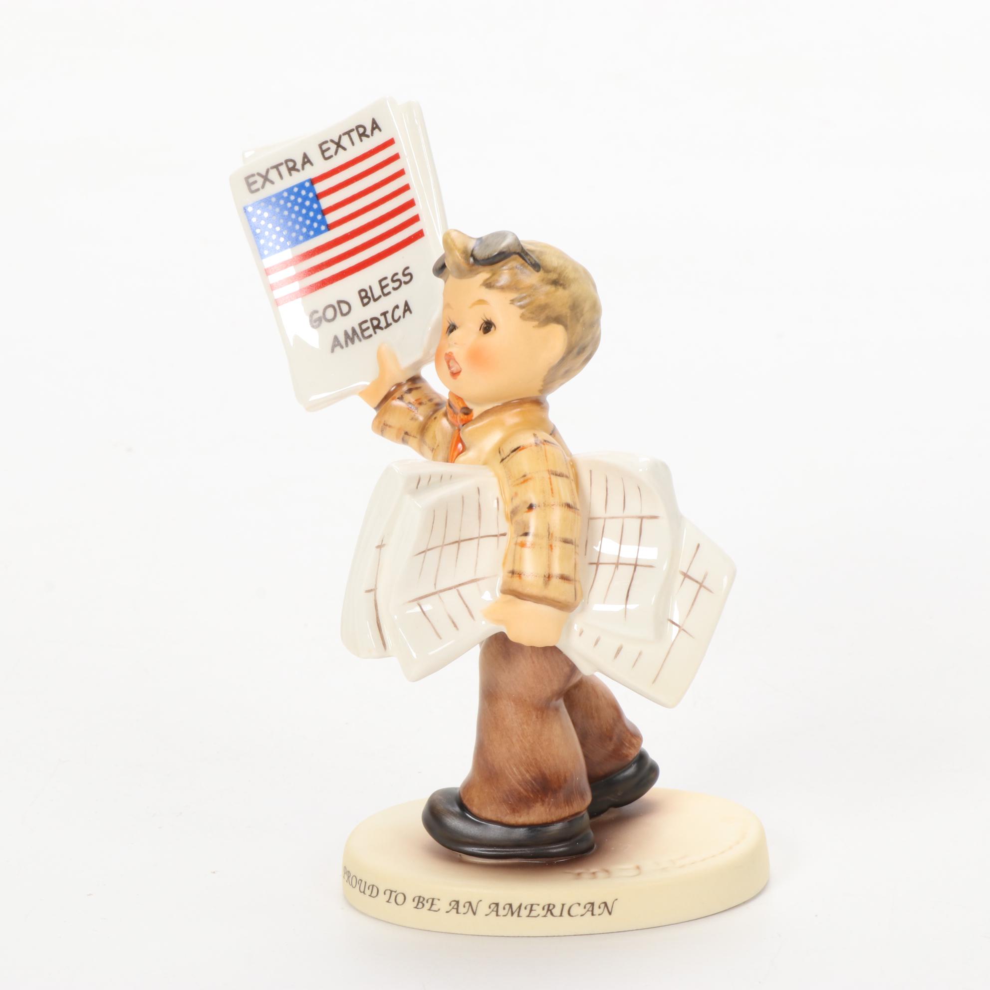 Goebel "Pledge Allegiance" Porcelain Hummel Figurine