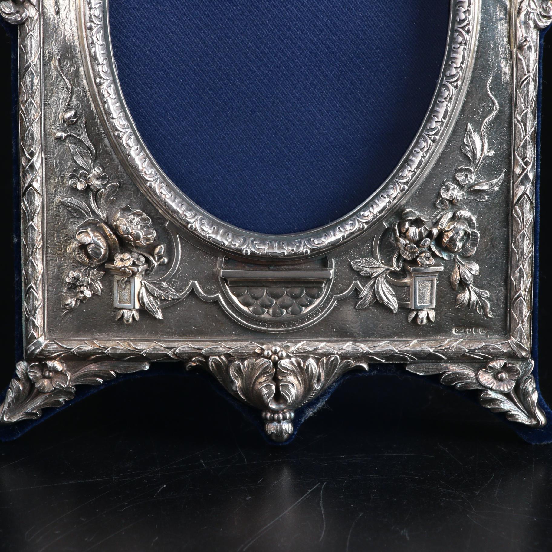Neil Lasher of London Adams Style Sterling Silver Picture Frame, 1994