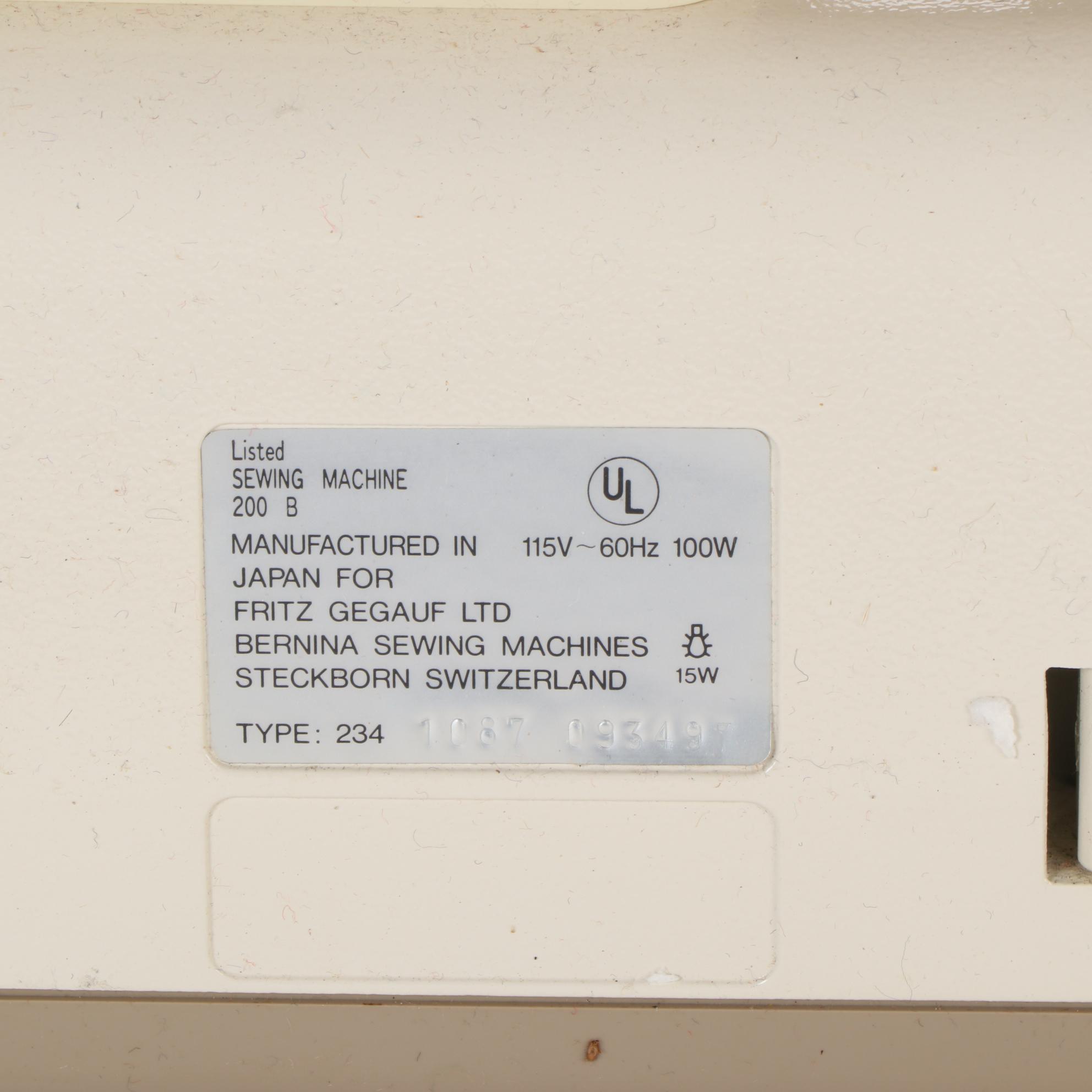 Bernina "Bernette 234" Serger Machine