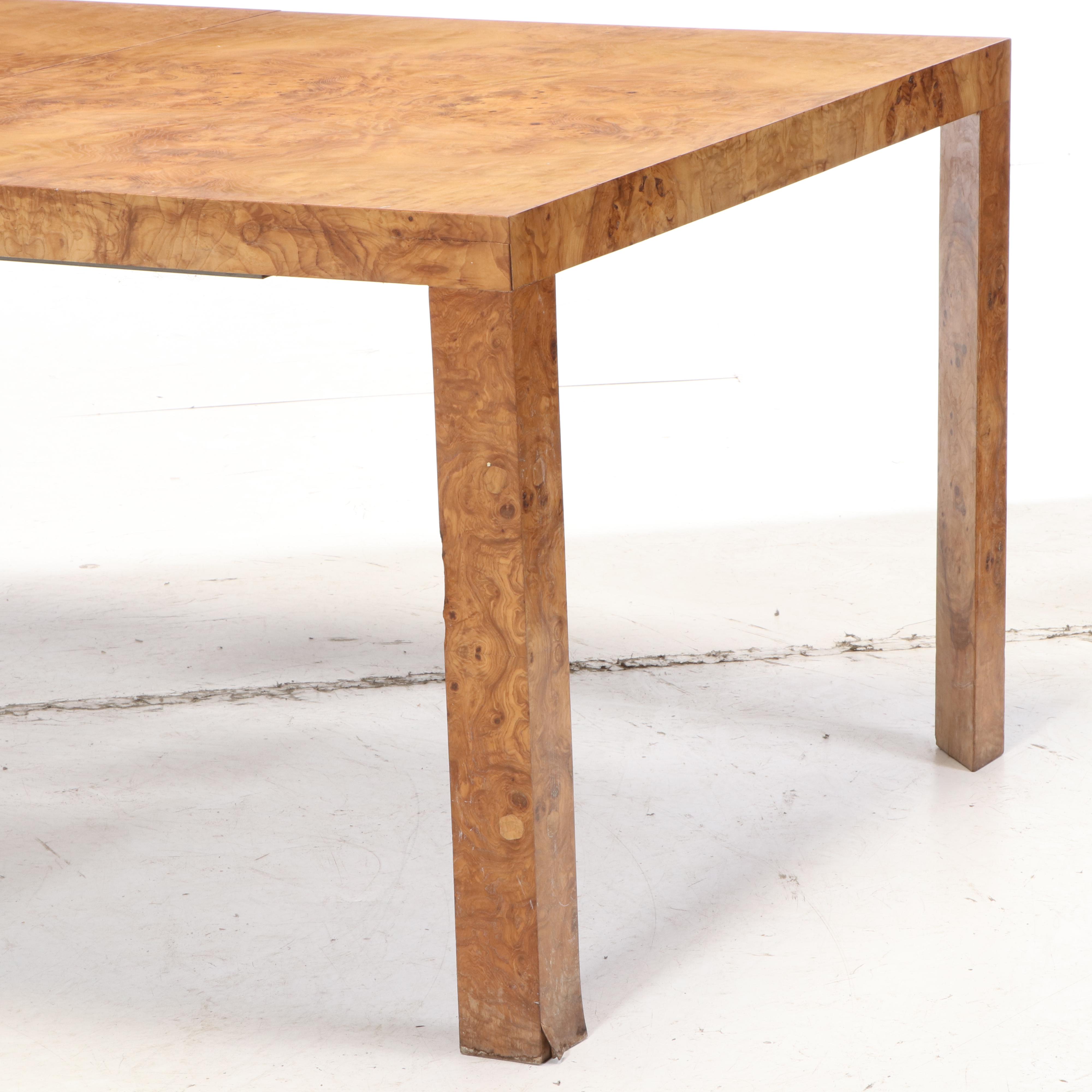 Roger Sprunger for Dunbar Elm Dining Table with Leaf Inserts, 1970s