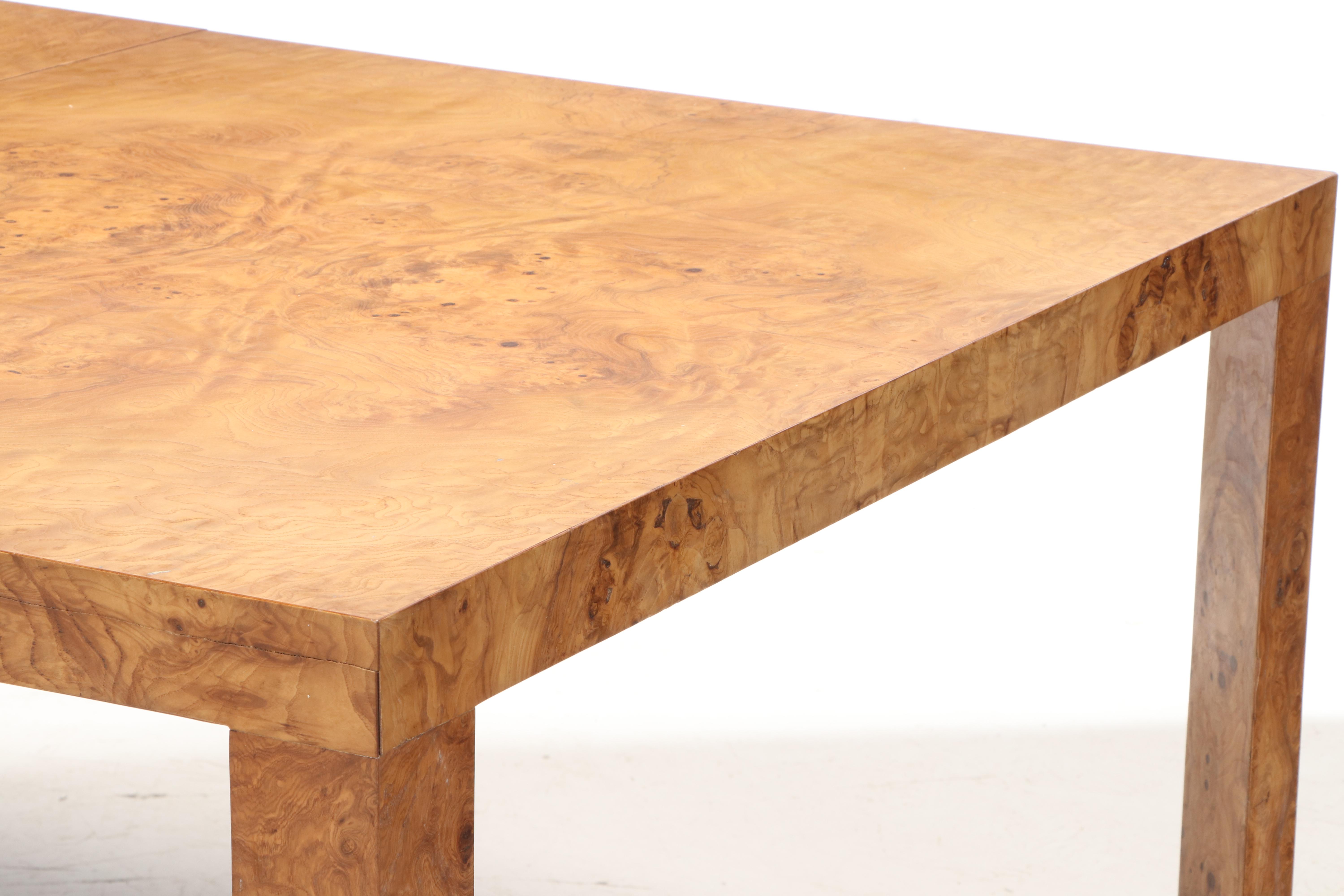 Roger Sprunger for Dunbar Elm Dining Table with Leaf Inserts, 1970s