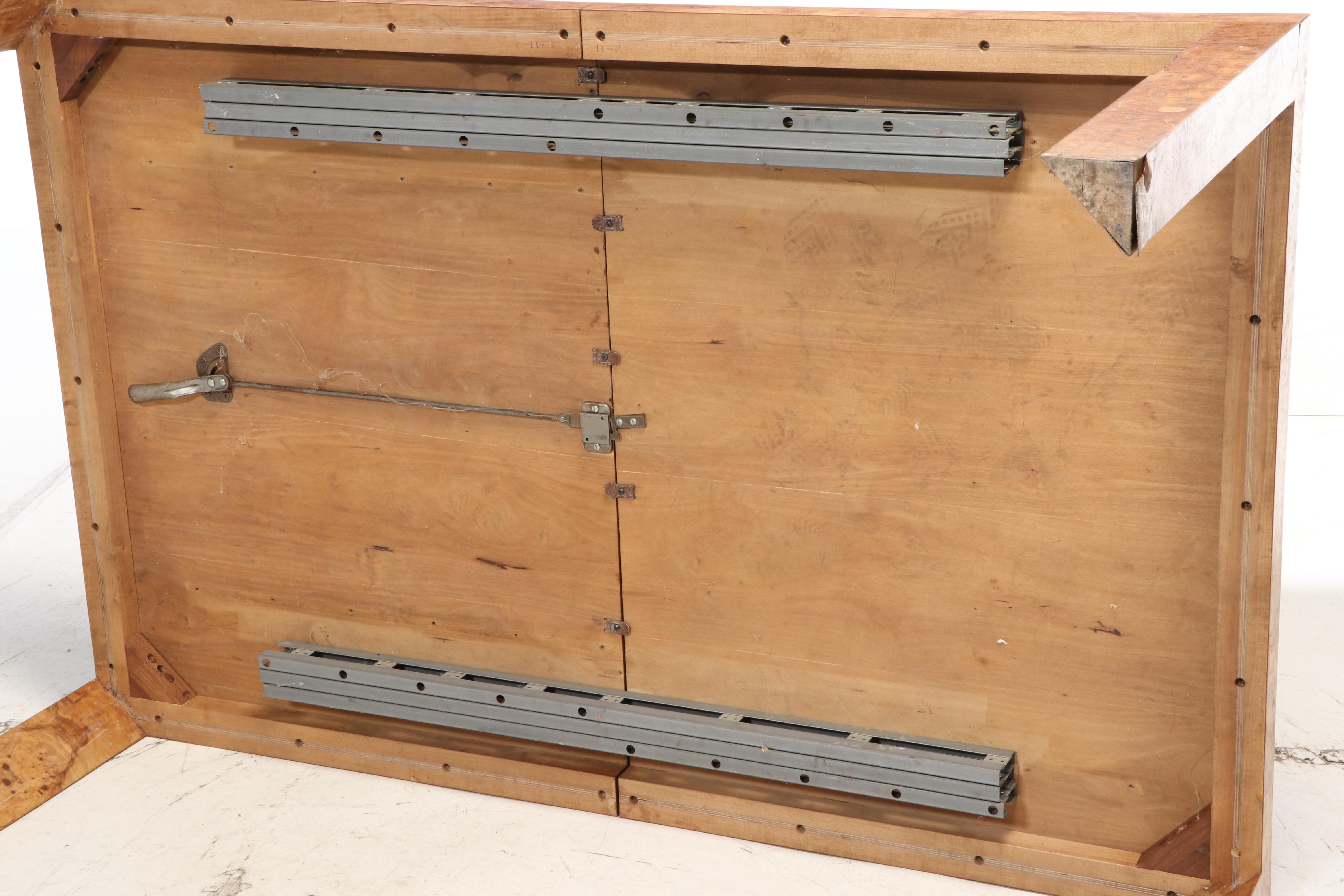 Roger Sprunger for Dunbar Elm Dining Table with Leaf Inserts, 1970s