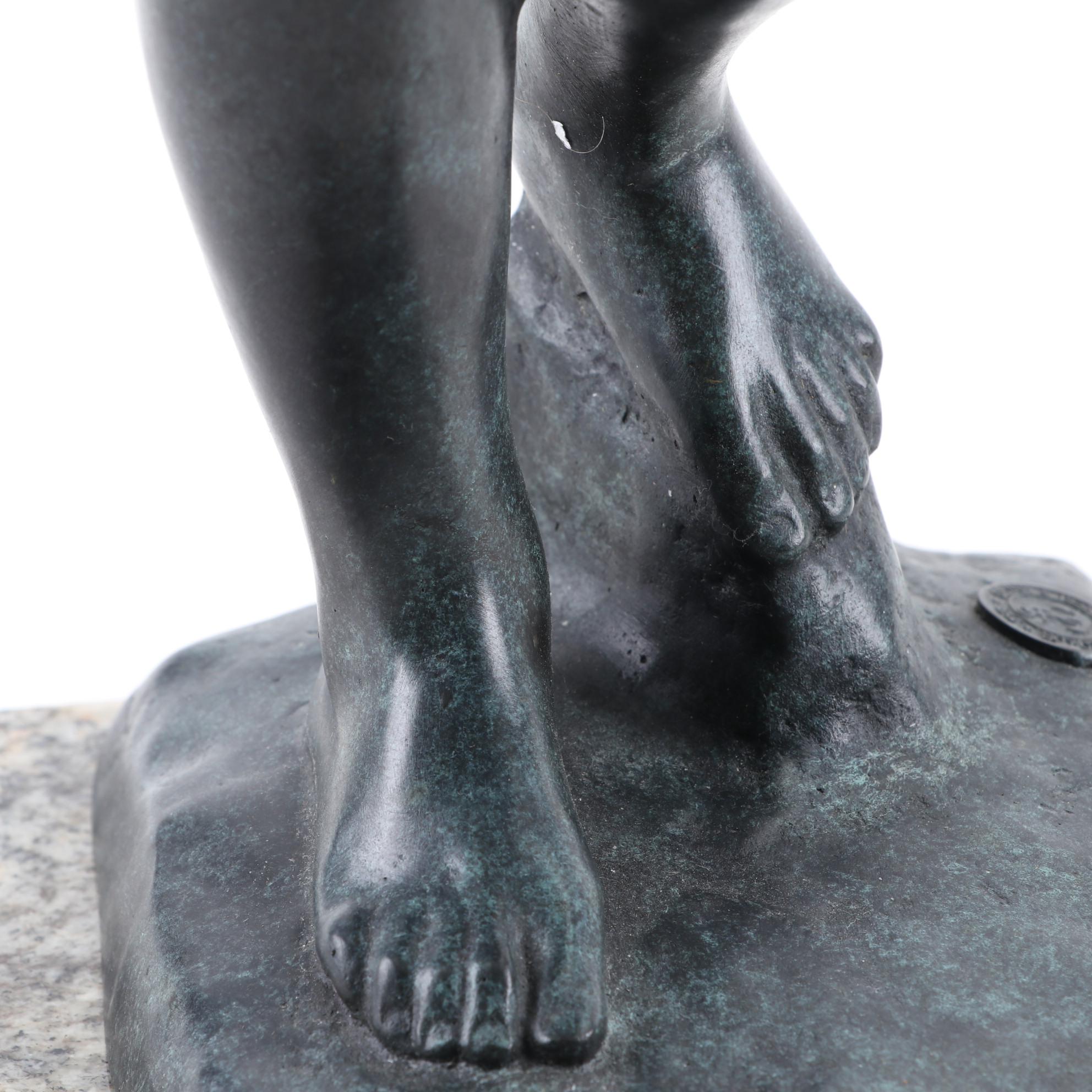 Fonderie Bords de Seine Patinated Bronze Sculpture after Auguste Rodin "Eve"