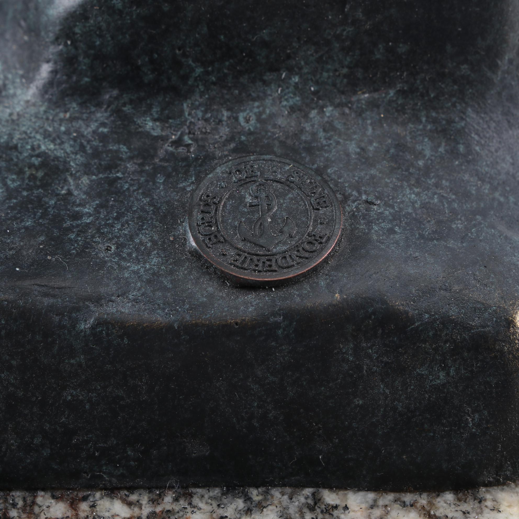 Fonderie Bords de Seine Patinated Bronze Sculpture after Auguste Rodin "Eve"