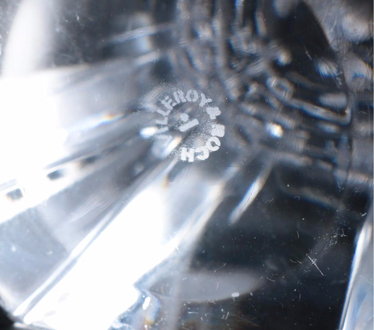 Villeroy & Boch "Crystal Cocktail Club" Crystal Candlesticks, Late 20th Century