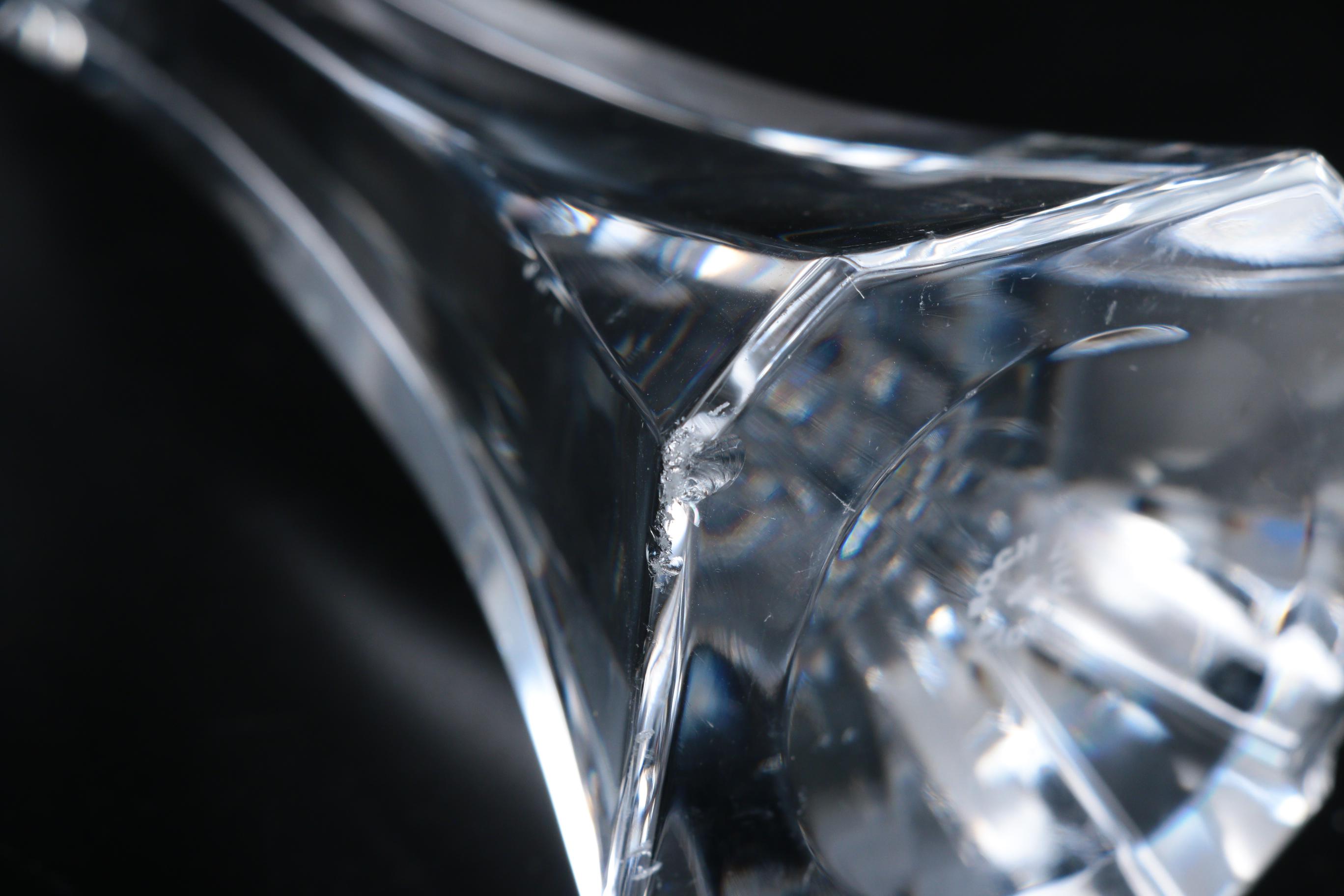 Villeroy & Boch "Crystal Cocktail Club" Crystal Candlesticks, Late 20th Century