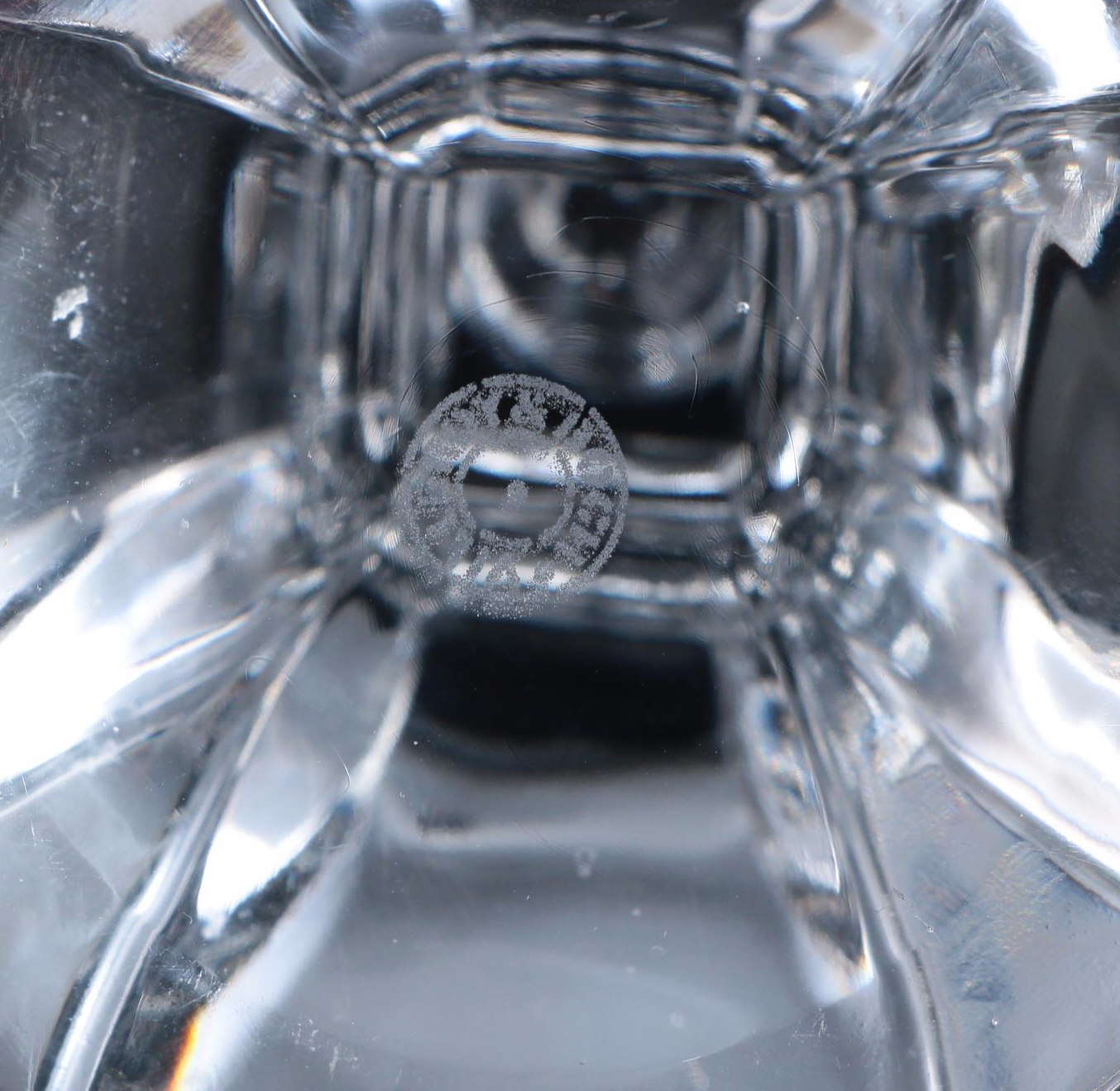 Villeroy & Boch "Crystal Cocktail Club" Crystal Candlesticks, Late 20th Century